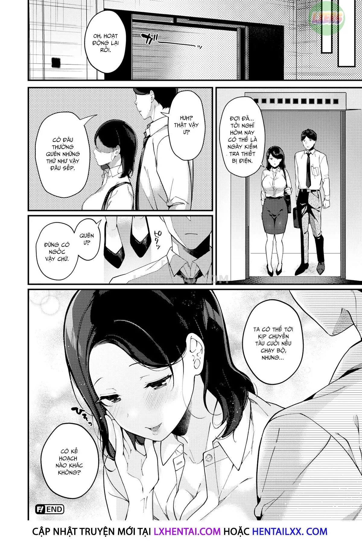 HentaiVN.net - Ảnh 24 - Lời tỏ tình trong thang máy - Oneshot