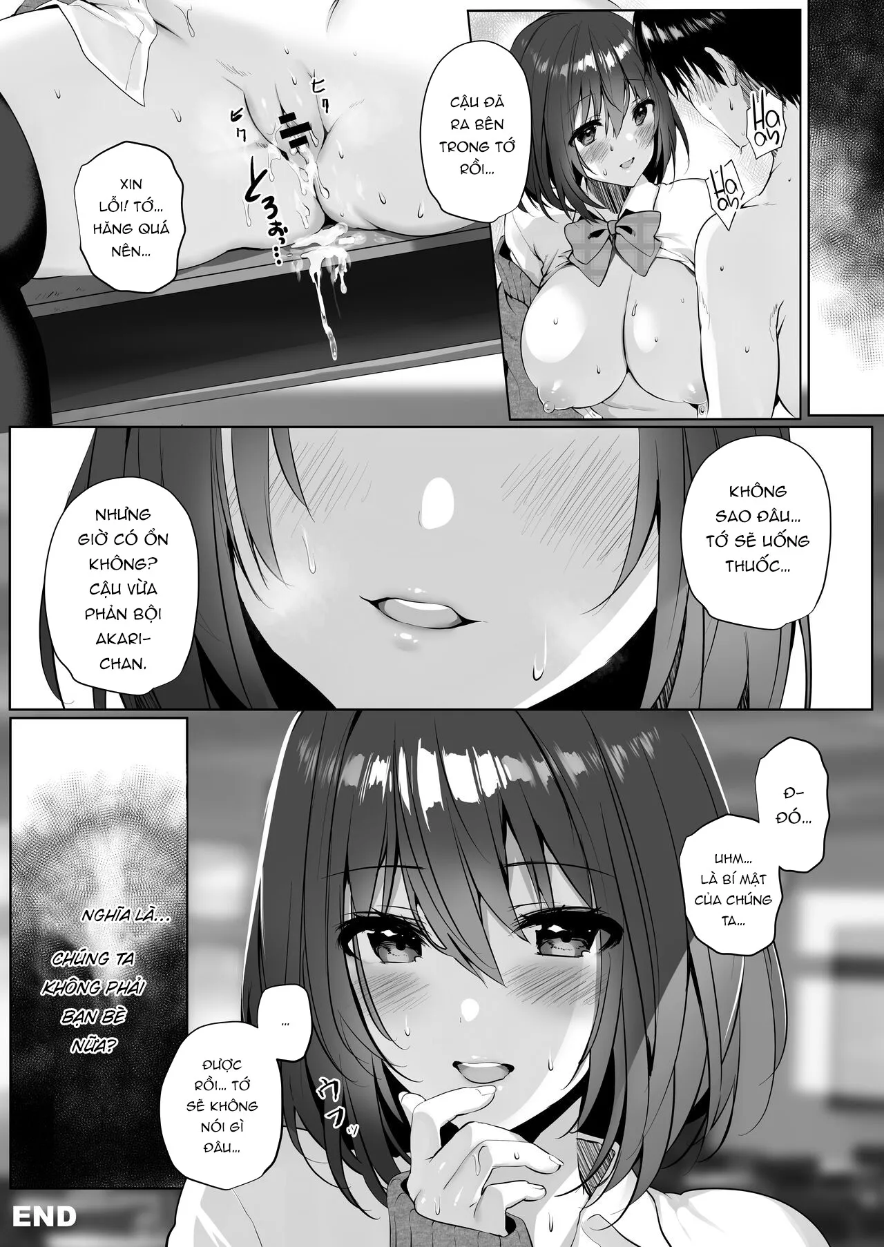 HentaiVN.net - Ảnh 28 - Người bạn ngực to đã quyến rũ tôi ngay cả khi tôi có bạn gái [Imouto-kei Kyonyuu no Shinyuu ga Kanojo no Iru Ore o Yuuwaku Shite Kita; My Sister-like Friend with Huge Tits Seduced Me Even Though I Have a Girlfriend] - Oneshot