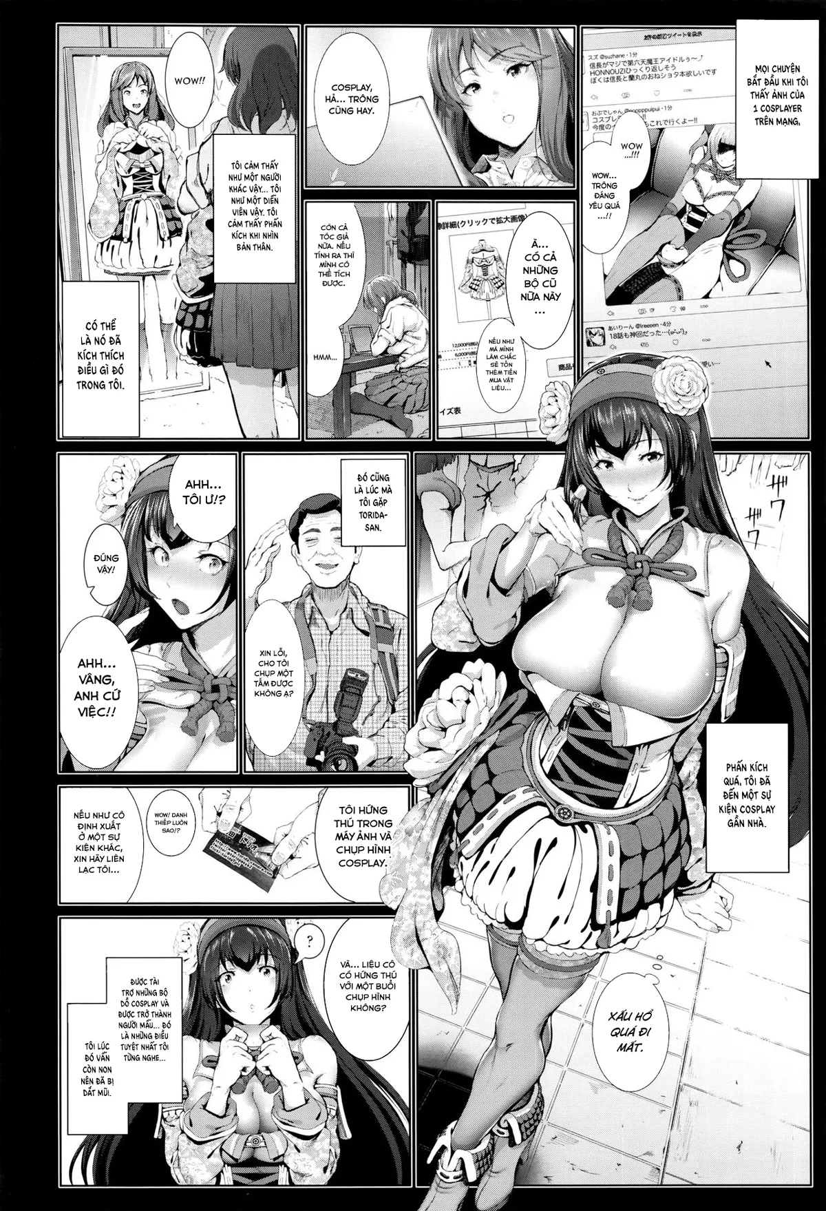 HentaiVN.net - Ảnh 5 - Chiếc mặt nạ của tôi [Cos wa Midara na Kamen] - Oneshot