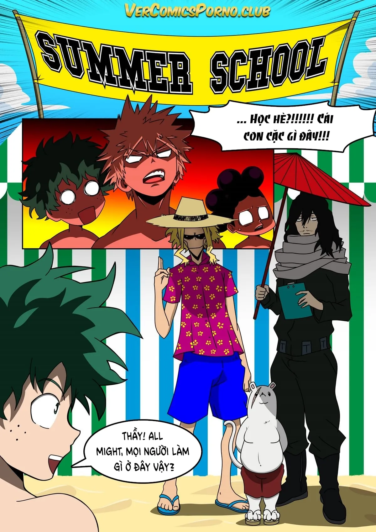 HentaiVN.net - Ảnh 5 - Khoá Học Hè Đặc Biệt [Summer School] - Chap 1
