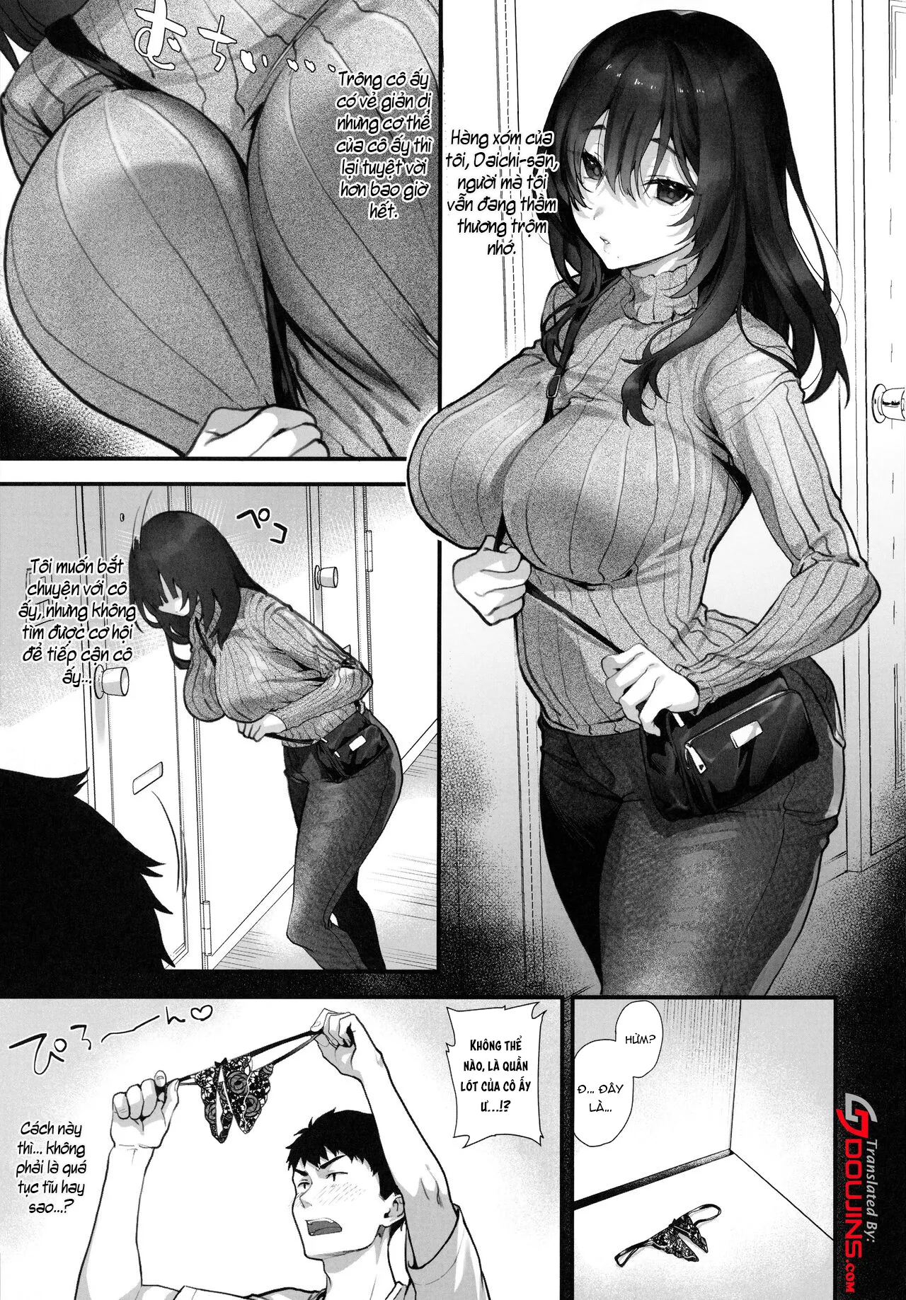 HentaiVN.net - Ảnh 3 - Otonari-san wa InCha ppoi no ni Kakure Bitch [Even Though My Neighbor Looks Anti-Social She's Secretly a Slut] - Oneshot