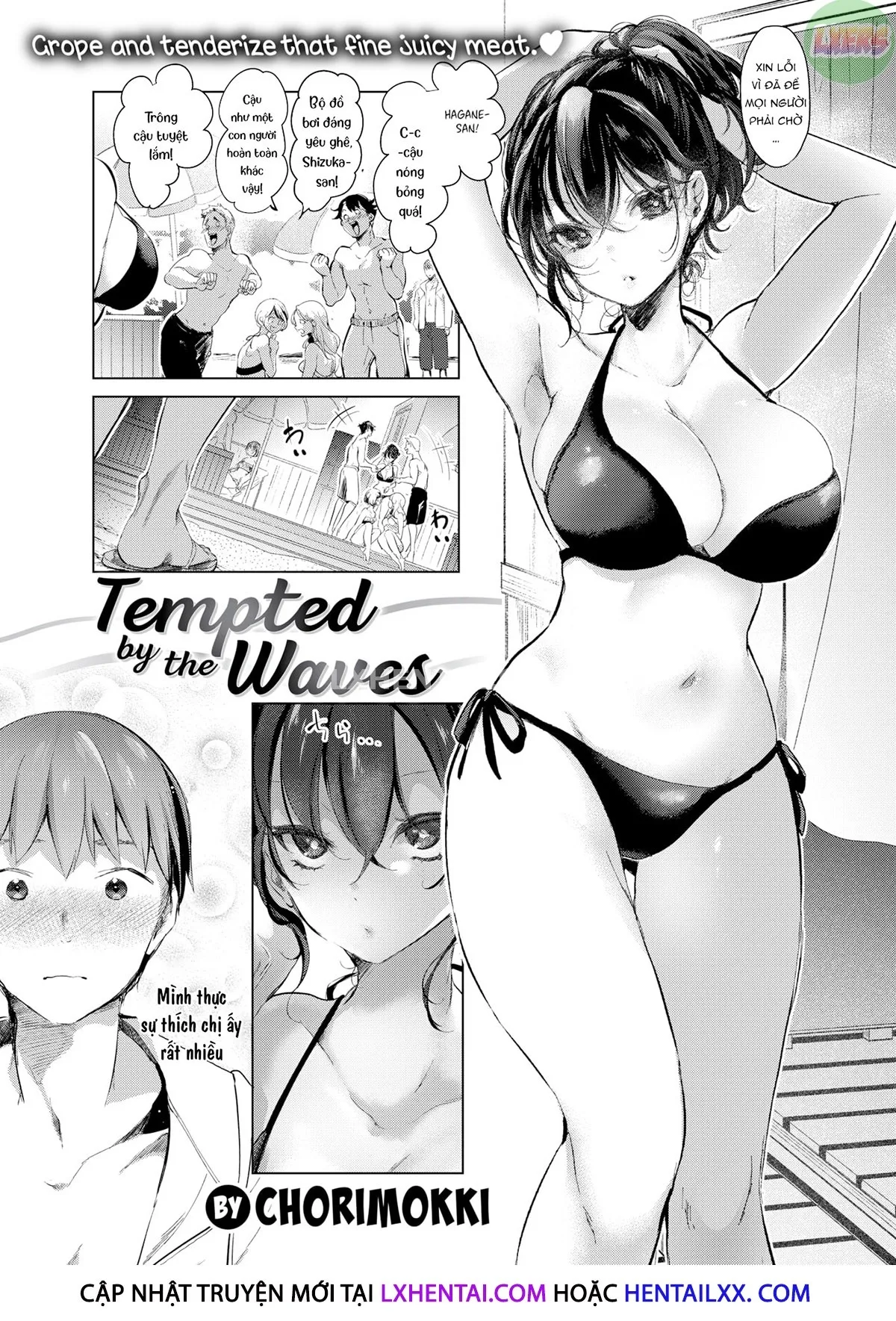 HentaiVN.net - Ảnh 5 - Bị cám dỗ bởi những cơn sóng - Oneshot