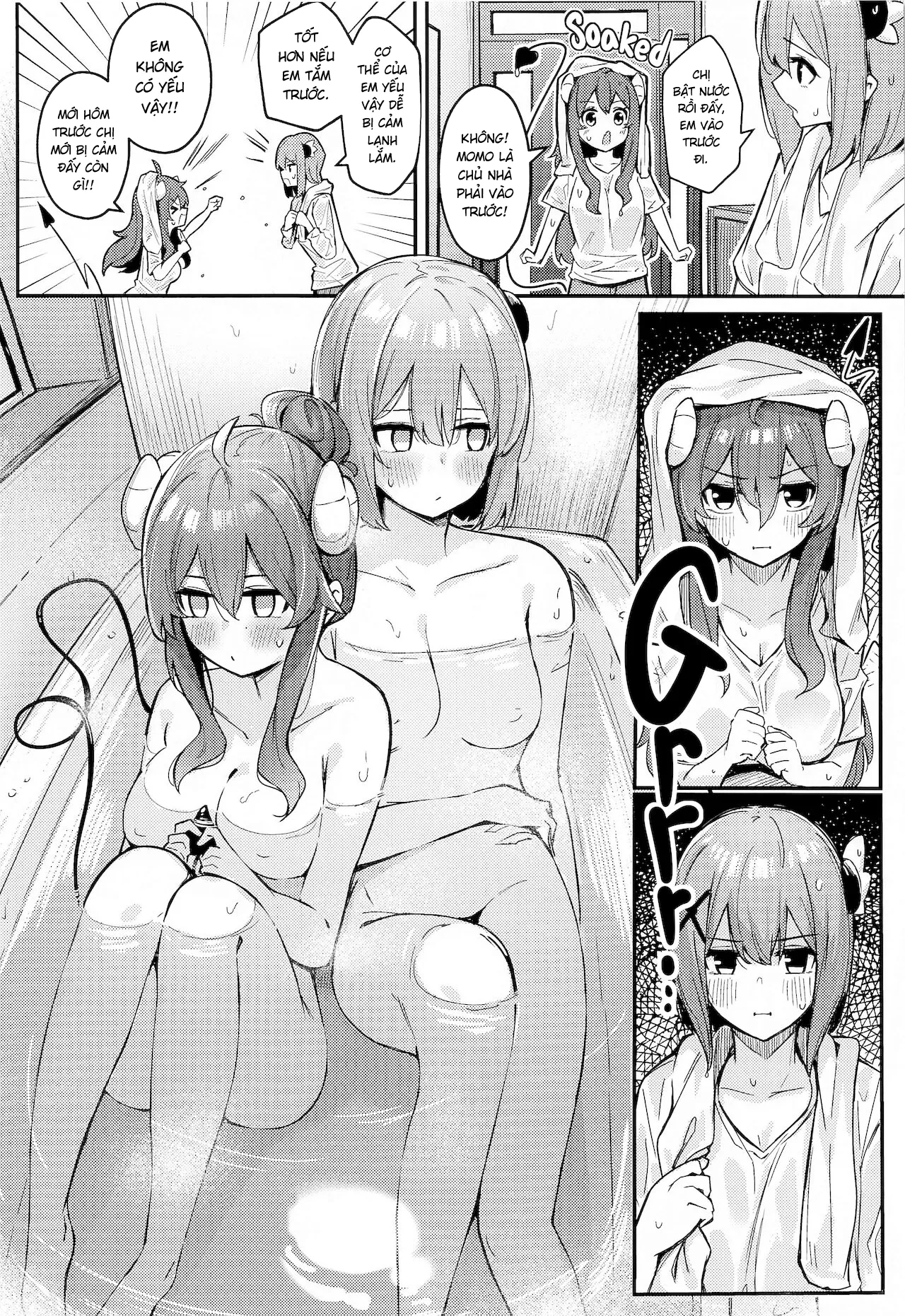 HentaiVN.net - Ảnh 10 - Câu chuyện về nữ quỷ [まぞくのうすい書; The Demon Girl's Thin Book] - Oneshot