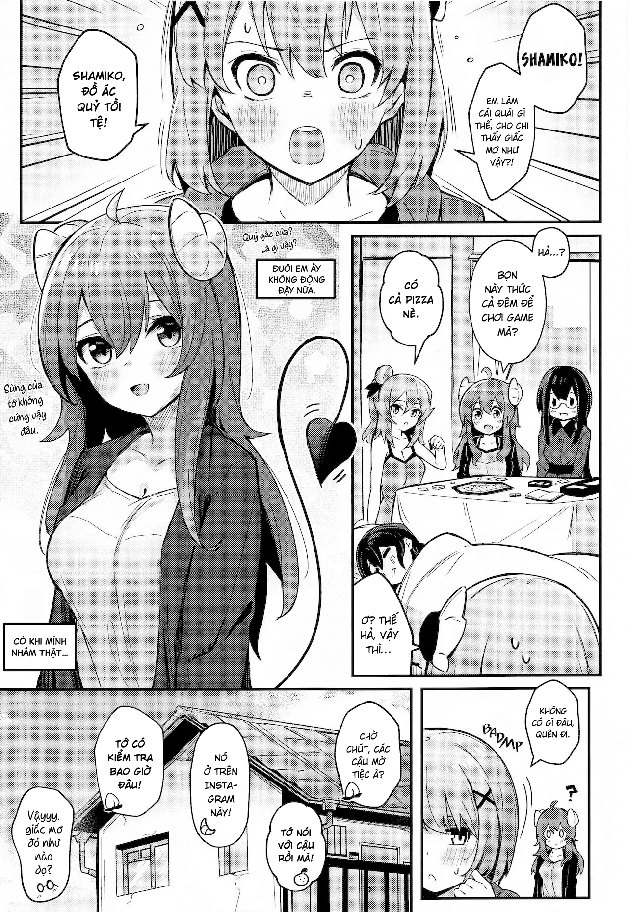 HentaiVN.net - Ảnh 5 - Câu chuyện về nữ quỷ [まぞくのうすい書; The Demon Girl's Thin Book] - Oneshot