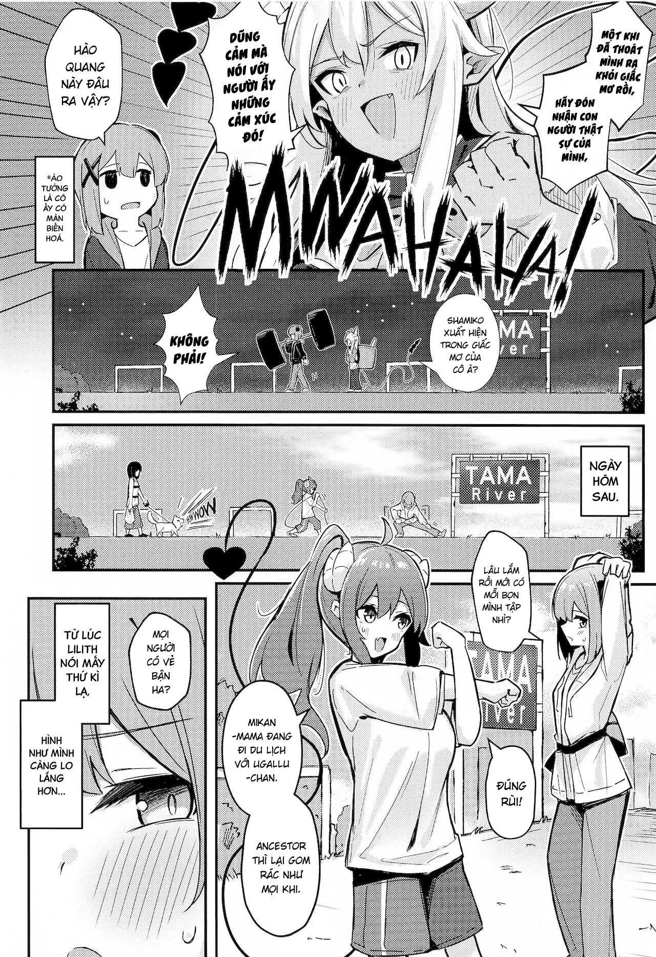 HentaiVN.net - Ảnh 8 - Câu chuyện về nữ quỷ [まぞくのうすい書; The Demon Girl's Thin Book] - Oneshot