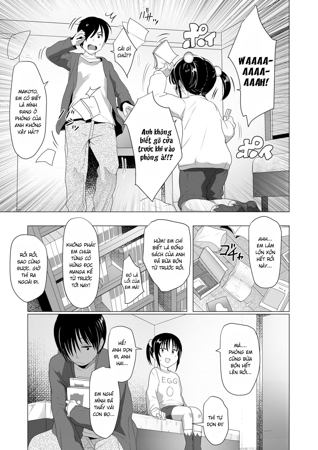 HentaiVN.net - Ảnh 5 - Lên đồ cho em gái tôi... [Imouto ni Kisete mita | Dressing-Up My Little Sister] - Oneshot