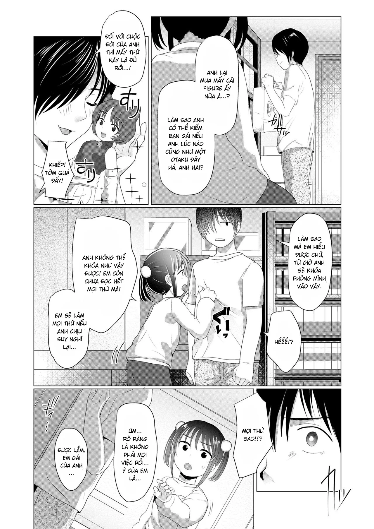 HentaiVN.net - Ảnh 6 - Lên đồ cho em gái tôi... [Imouto ni Kisete mita | Dressing-Up My Little Sister] - Oneshot