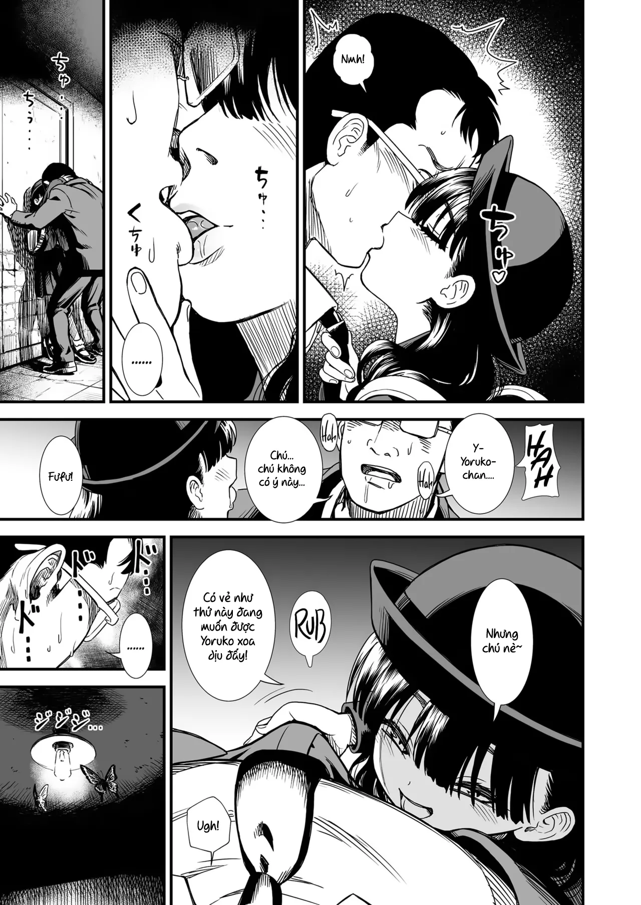 HentaiVN.net - Ảnh 10 - Cho Yoruko-san thấy chú nam tính như nào đi [Mayonaka no Yoruko-san - Yoruko ni Otokorashi Toko Misetel] - Oneshot