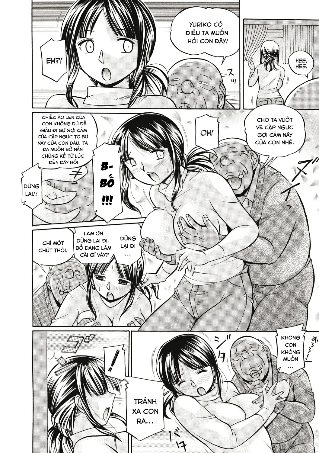 HentaiVN.net - Ảnh 10 - yuriko và bố chồng [Gichichi~Yuriko~] - Chap 1
