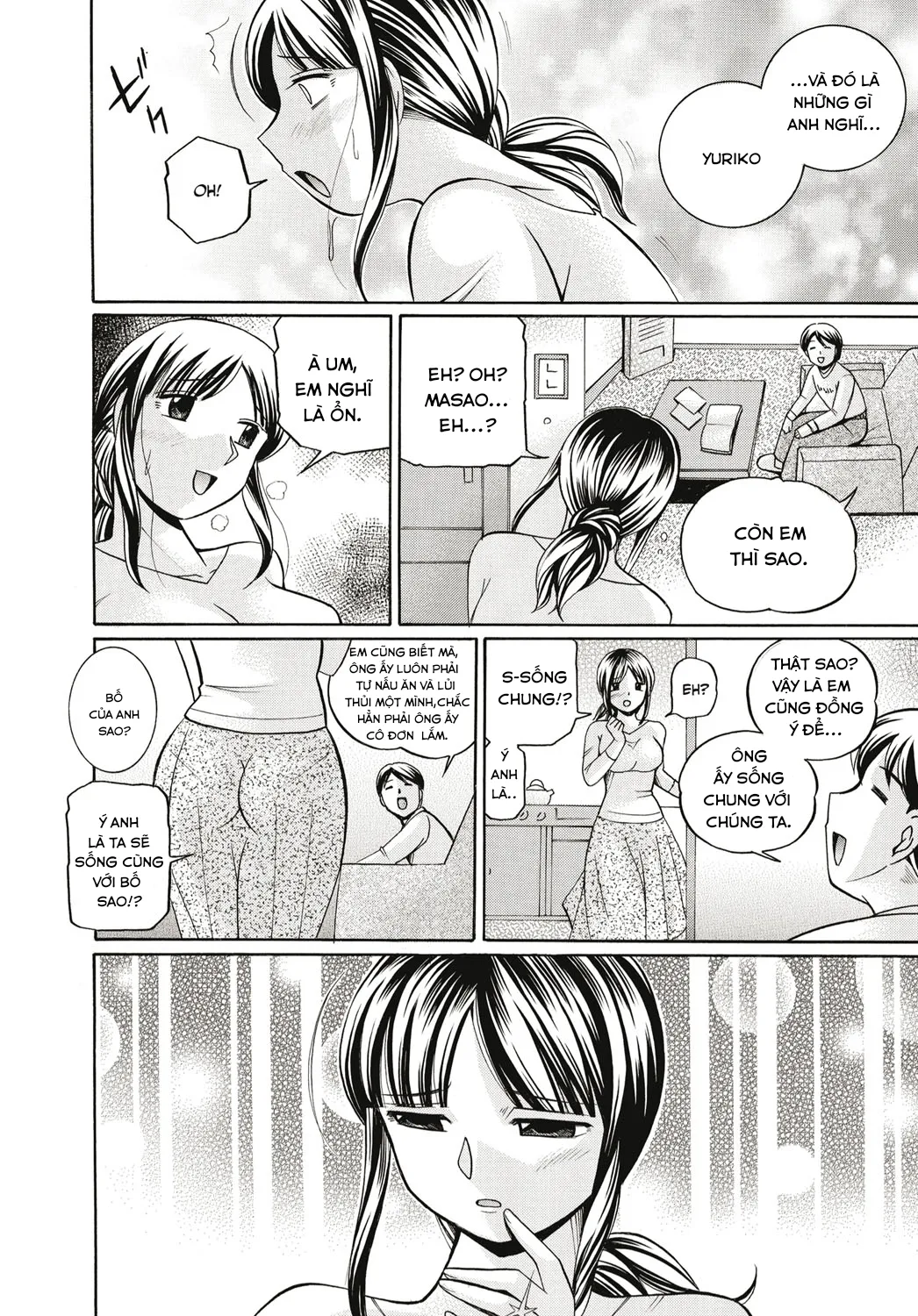 HentaiVN.net - Ảnh 21 - yuriko và bố chồng [Gichichi~Yuriko~] - Chap 2