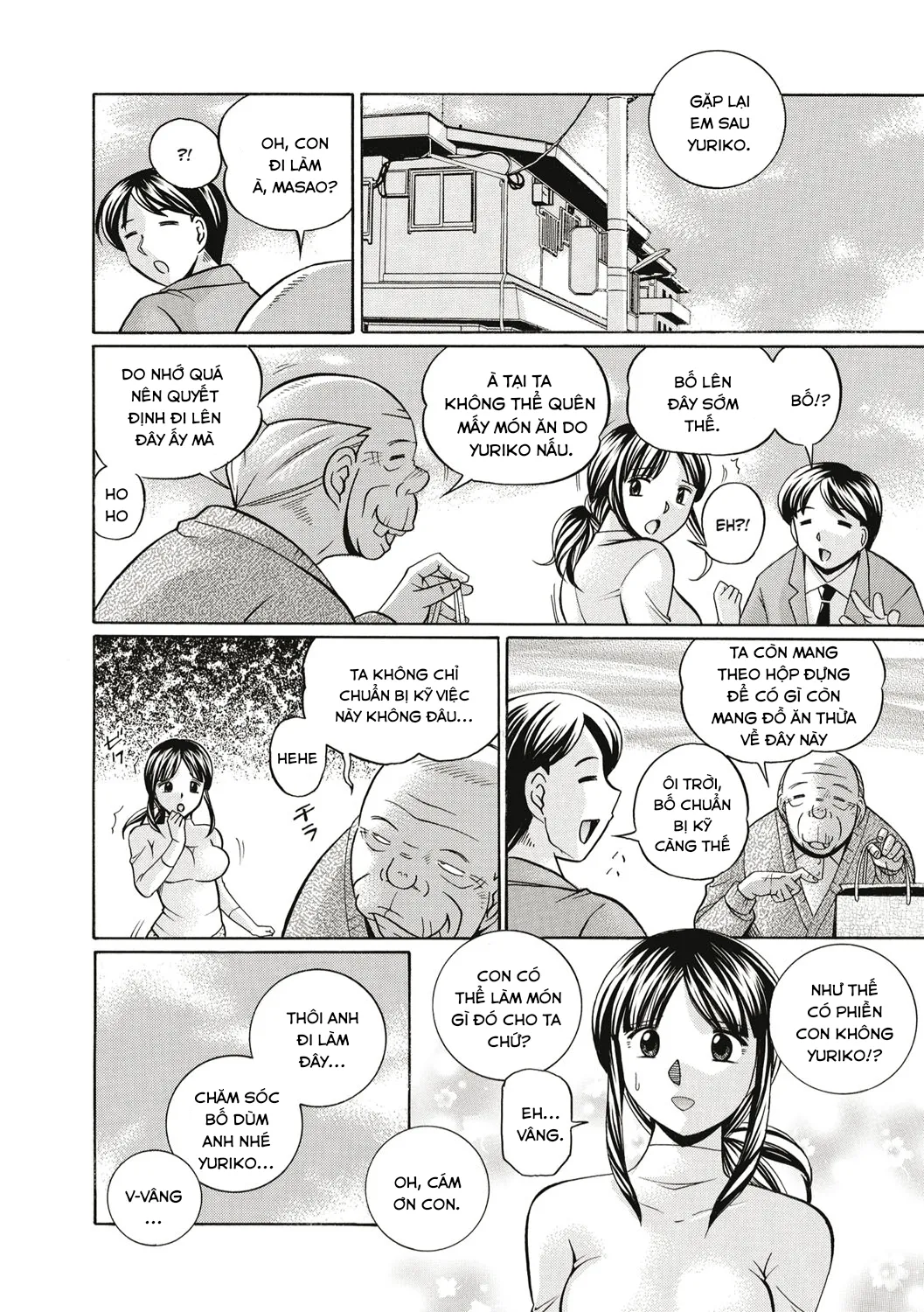 HentaiVN.net - Ảnh 3 - yuriko và bố chồng [Gichichi~Yuriko~] - Chap 2