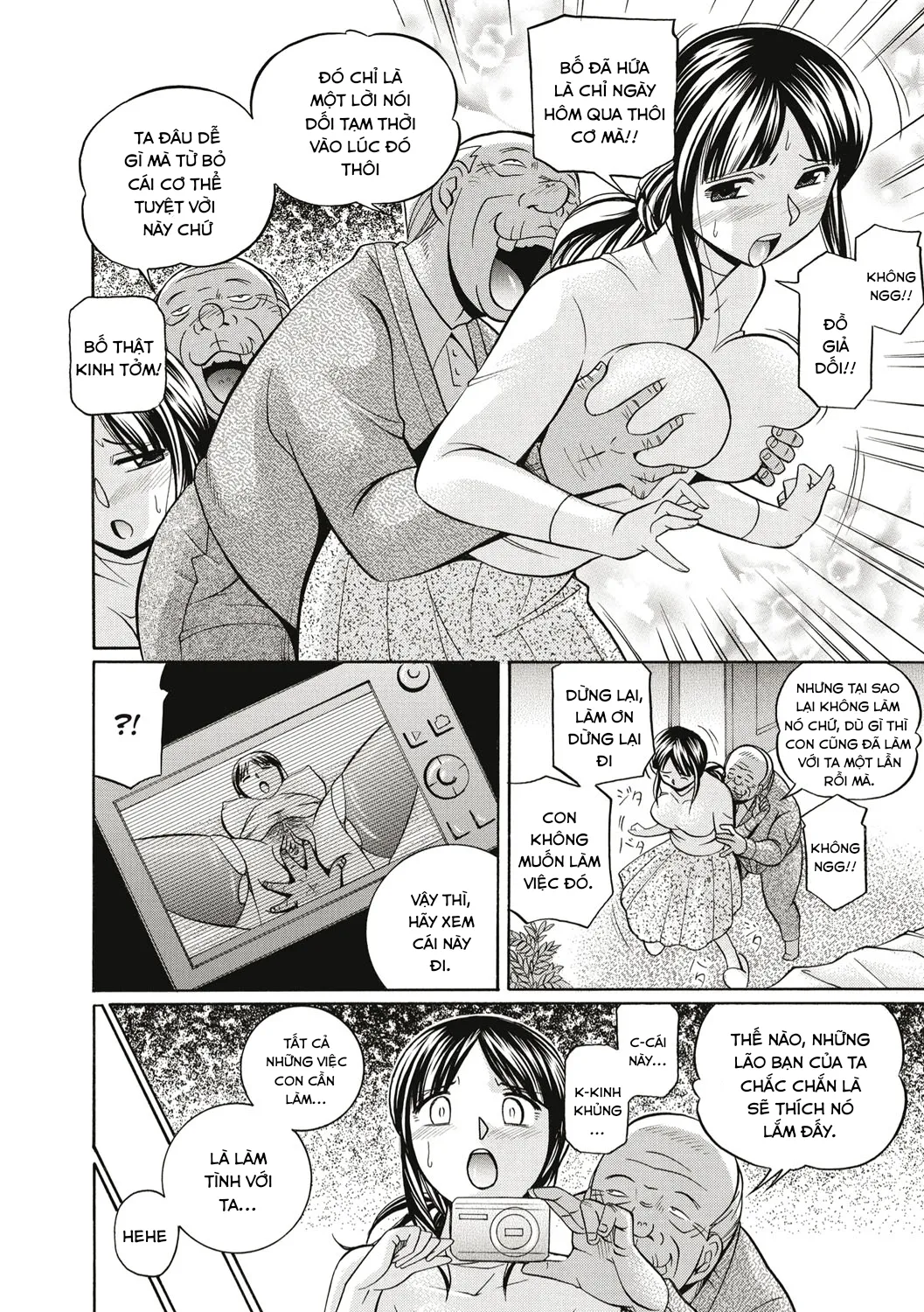 HentaiVN.net - Ảnh 5 - yuriko và bố chồng [Gichichi~Yuriko~] - Chap 2