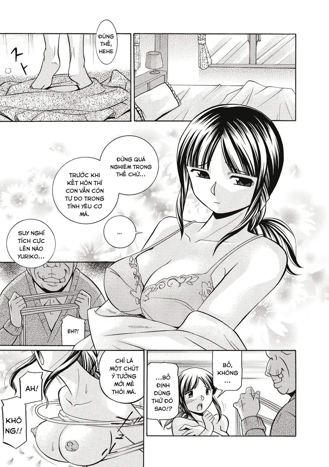HentaiVN.net - Ảnh 6 - yuriko và bố chồng [Gichichi~Yuriko~] - Chap 2
