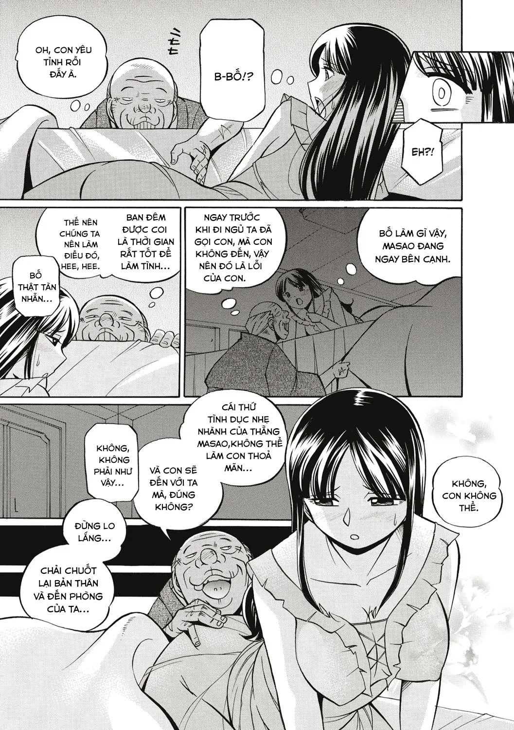HentaiVN.net - Ảnh 4 - yuriko và bố chồng [Gichichi~Yuriko~] - Chap6