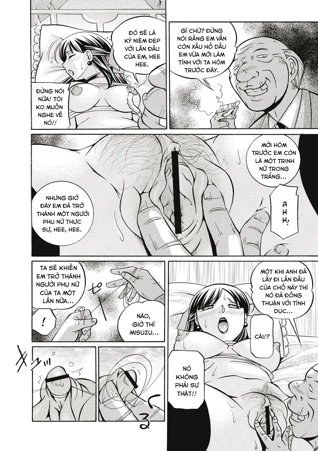 HentaiVN.net - Ảnh 7 - yuriko và bố chồng [Gichichi~Yuriko~] - Chap8