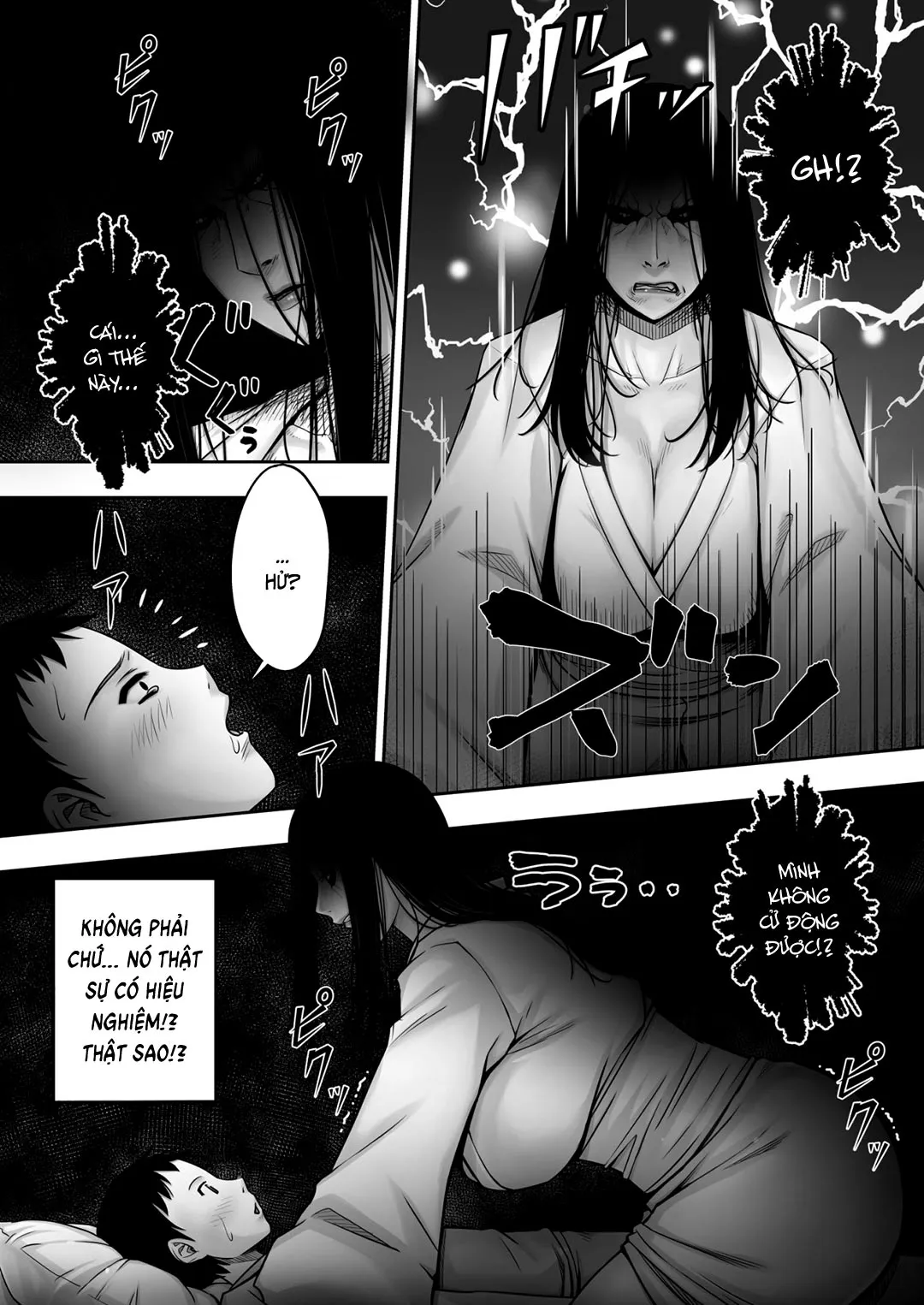 HentaiVN.net - Ảnh 6 - Cậu trai tân đụ ma nữ ám phòng mình [Doutei Ga Heya Ni Toritsuite Iru Onna Yuurei Ni Gyaku Kanashibari O Kaketa Kekka; The Results Of A Virgin Guy Fucking A Female Ghost That Haunts His Room] - Oneshot