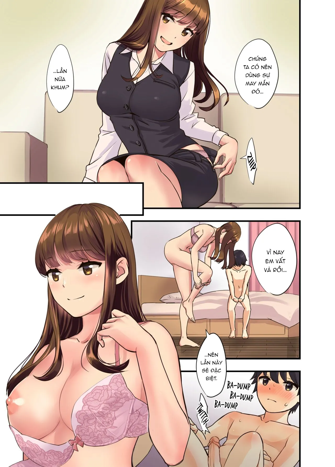 HentaiVN.net - Ảnh 6 - Chị gái hàng xóm [Boku no Tonari no Onee-chan; The Older Girl Next Door] - Oneshot