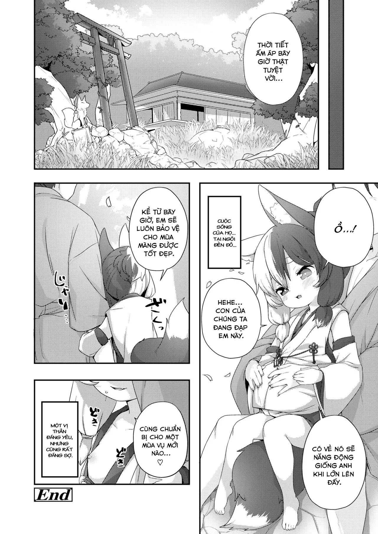 HentaiVN.net - Ảnh 17 - Vị thần của mùa vụ [Houjou no Oinori-sama] - Oneshot
