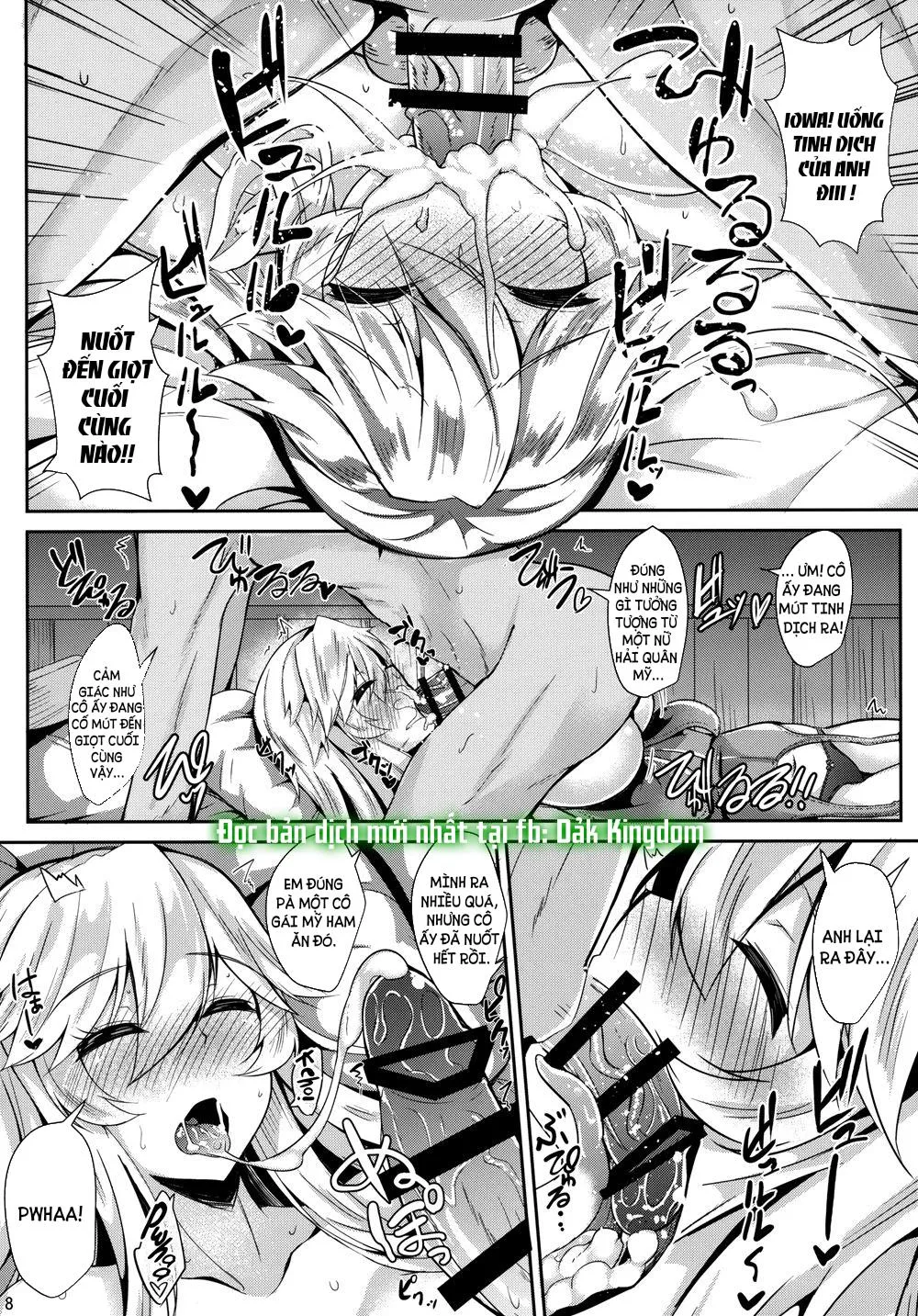 HentaiVN.net - Ảnh 9 - Anh đô đốc may mắn và cô người mẫu Mĩ [Wild sex with Iowa] - Oneshot
