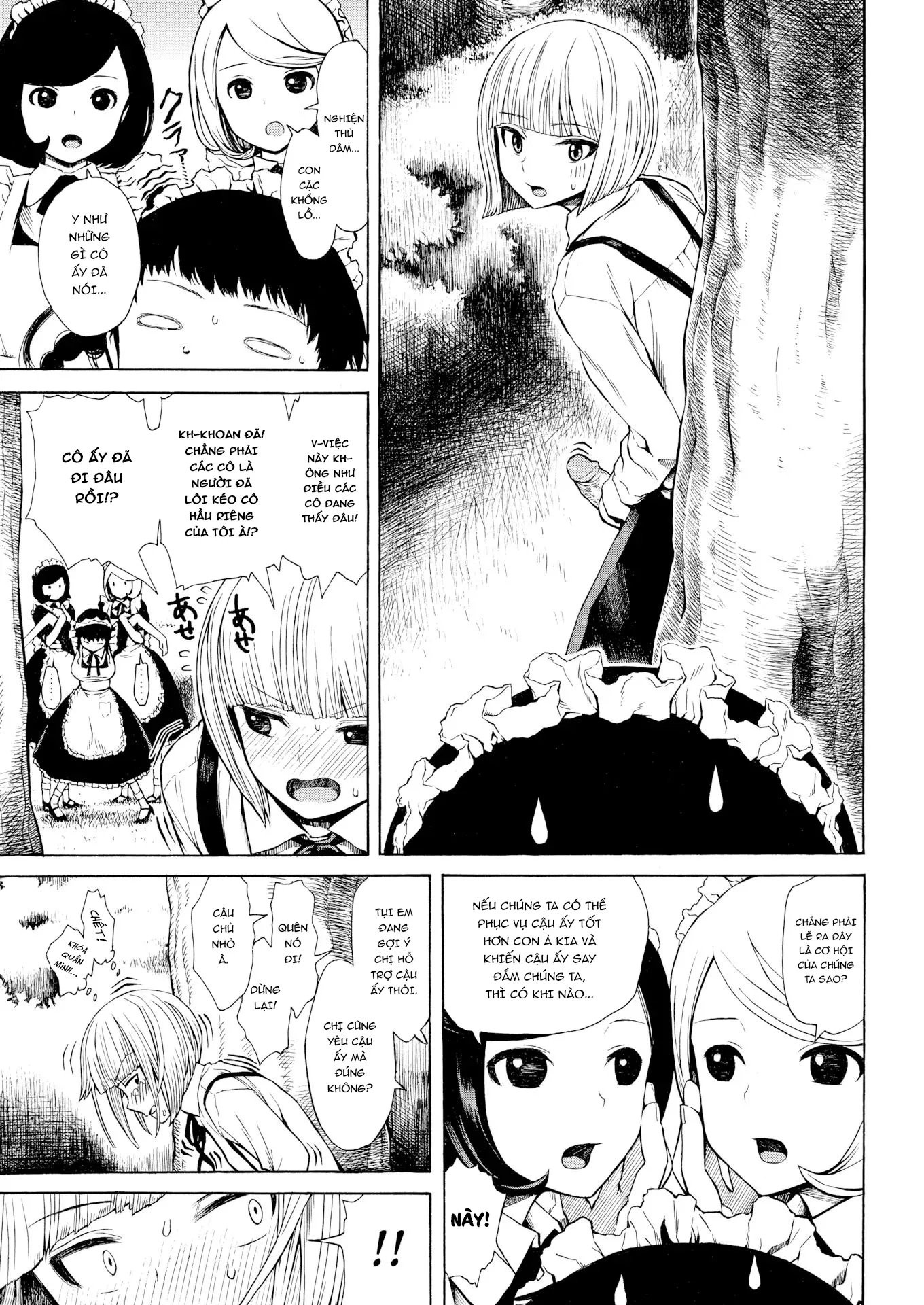 HentaiVN.net - Ảnh 9 - Nỗi niềm trăn trở của cậu chủ trẻ - Oneshot