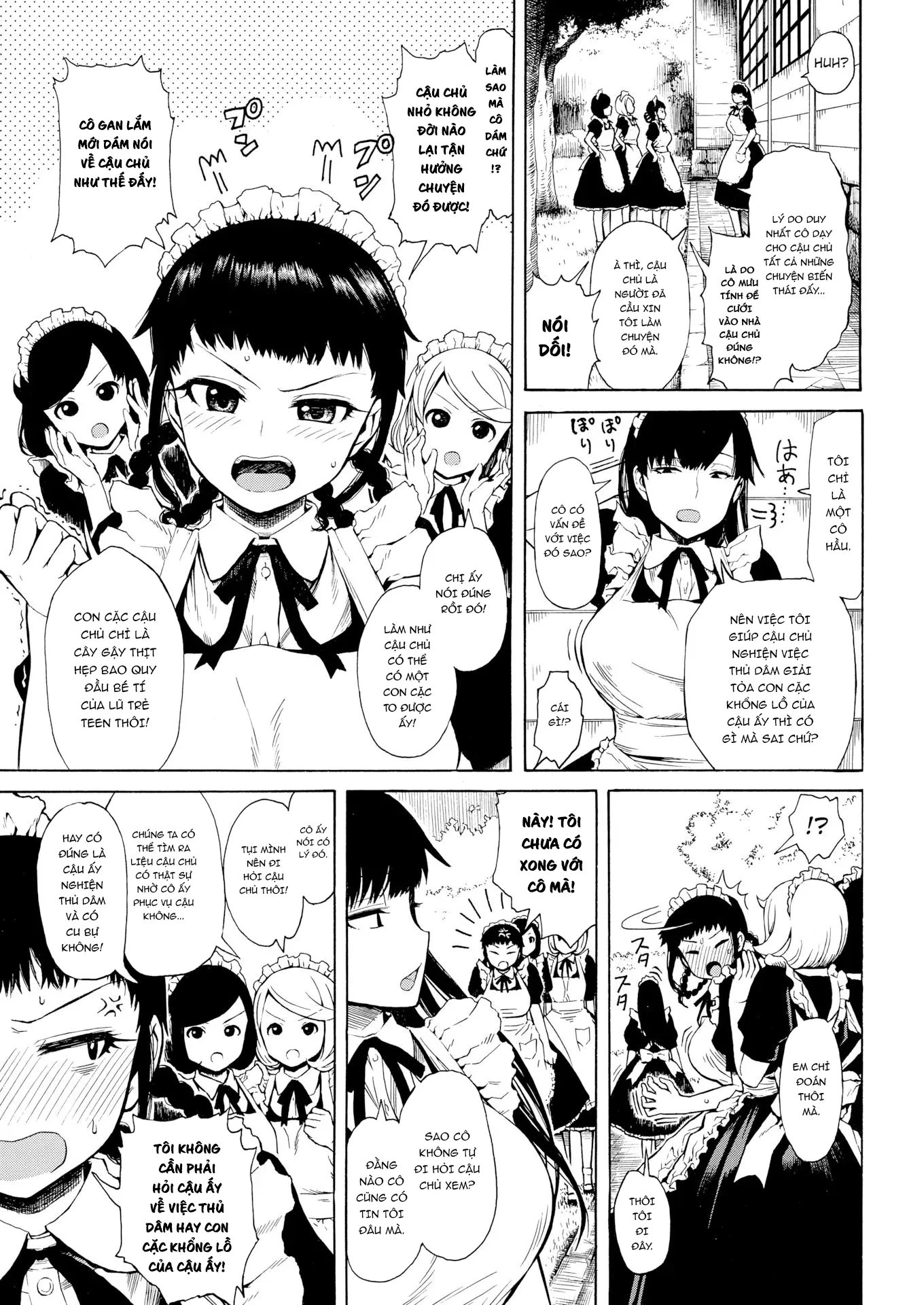HentaiVN.net - Ảnh 7 - Nỗi niềm trăn trở của cậu chủ trẻ - Oneshot
