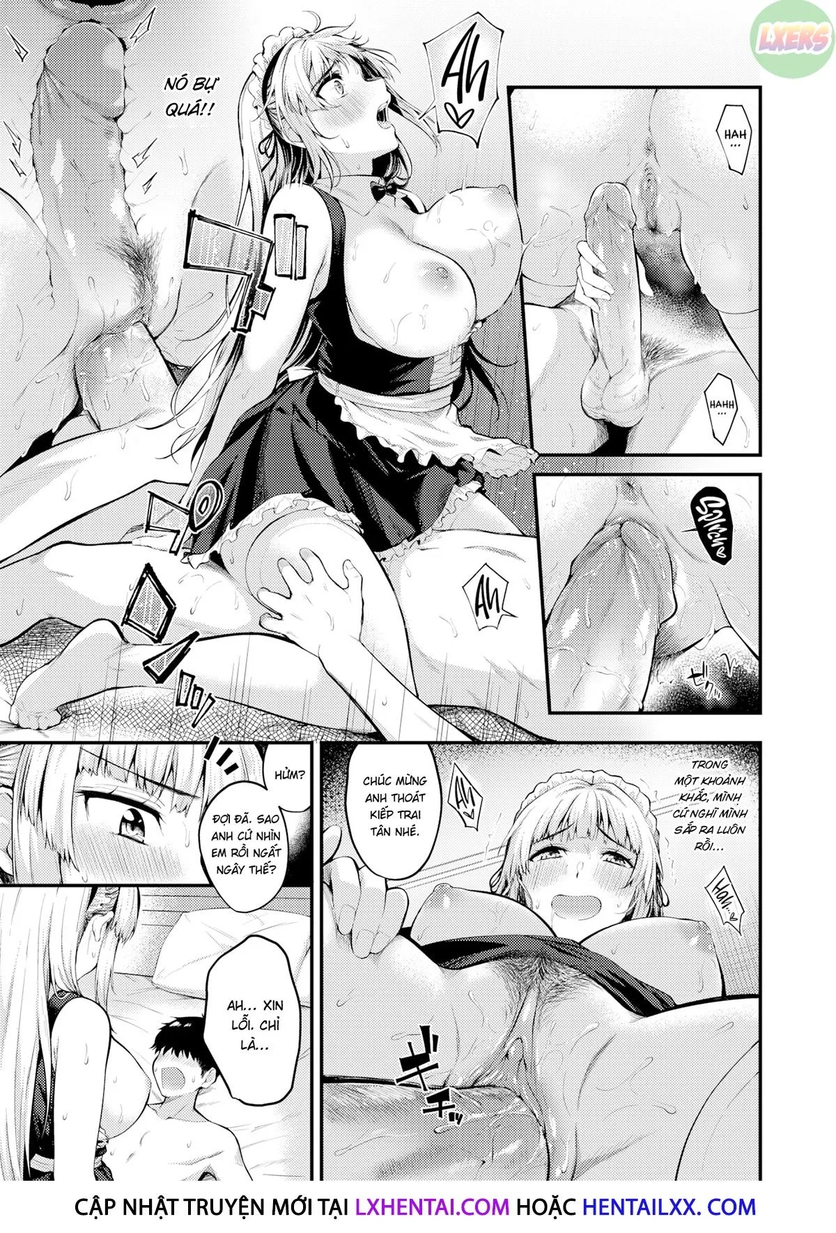 HentaiVN.net - Ảnh 18 - Dịch vụ hầu gái mại dâm - Oneshot