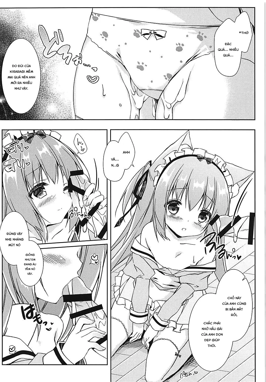 HentaiVN.net - Ảnh 11 - Shinjin Maid no Kisaragi-chan desu [新人メイドの如月ちゃんです (アズールレーン)] - Oneshot