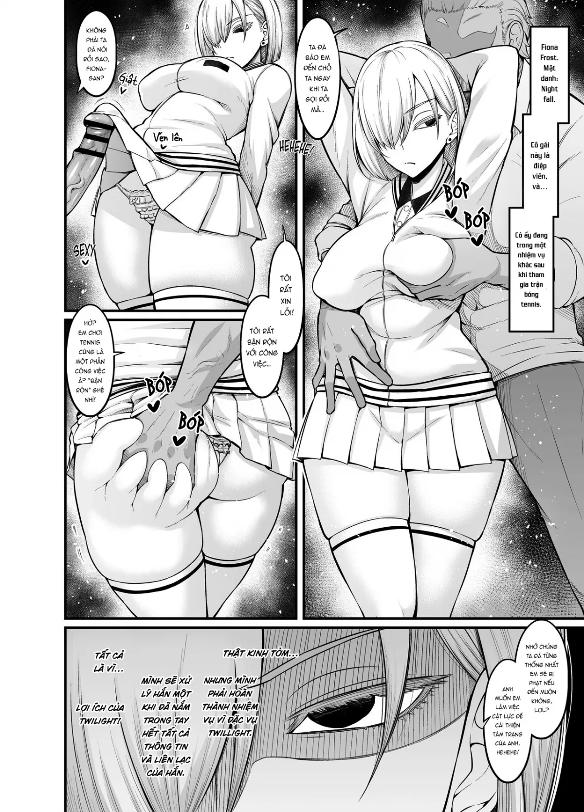 HentaiVN.net - Ảnh 3 - Nightfall's Duty-bound Job [Tobari (Fiona); Ninmu no tame ni ganbaru (SPYXFAMILY)] - Oneshot