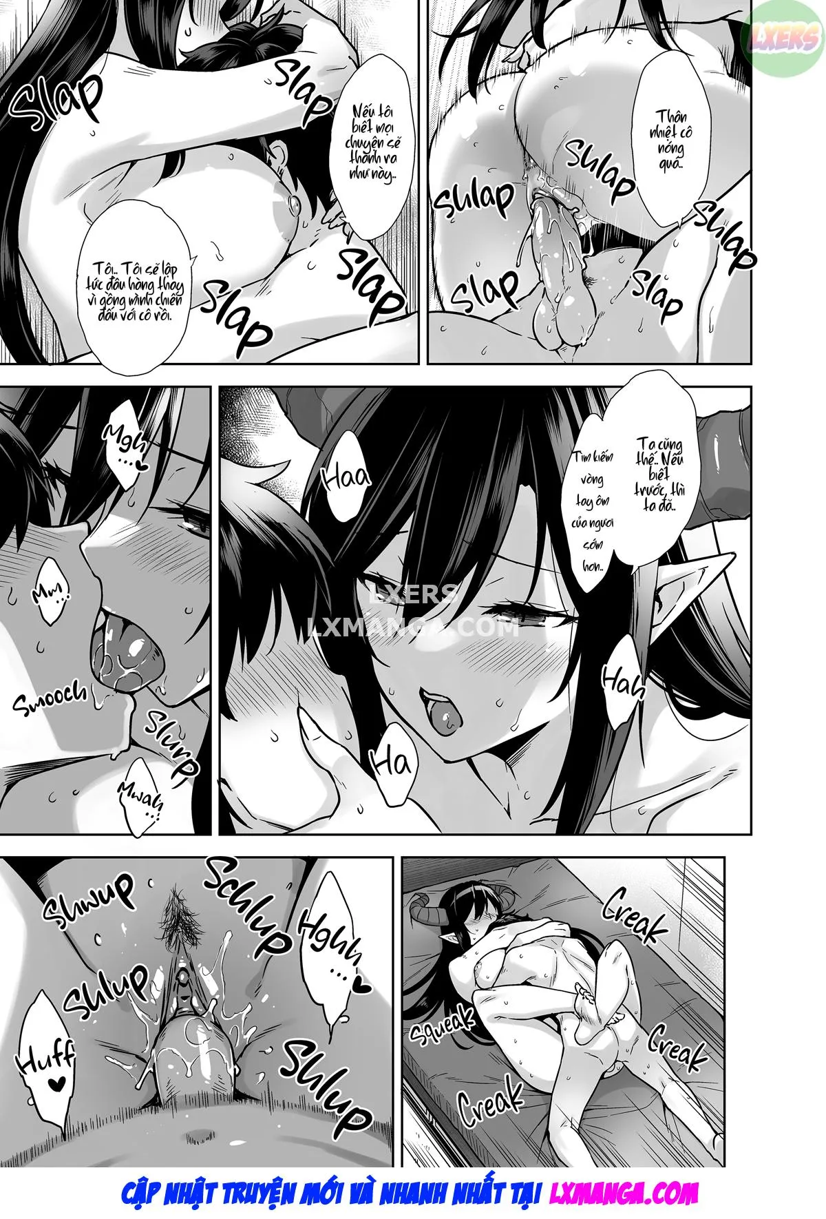 HentaiVN.net - Ảnh 39 - Oshikake Mao To Gouin Nama Hame Seikatsu [My Sex-Crazed Life With the Insatiable Demon Queen] - Oneshot