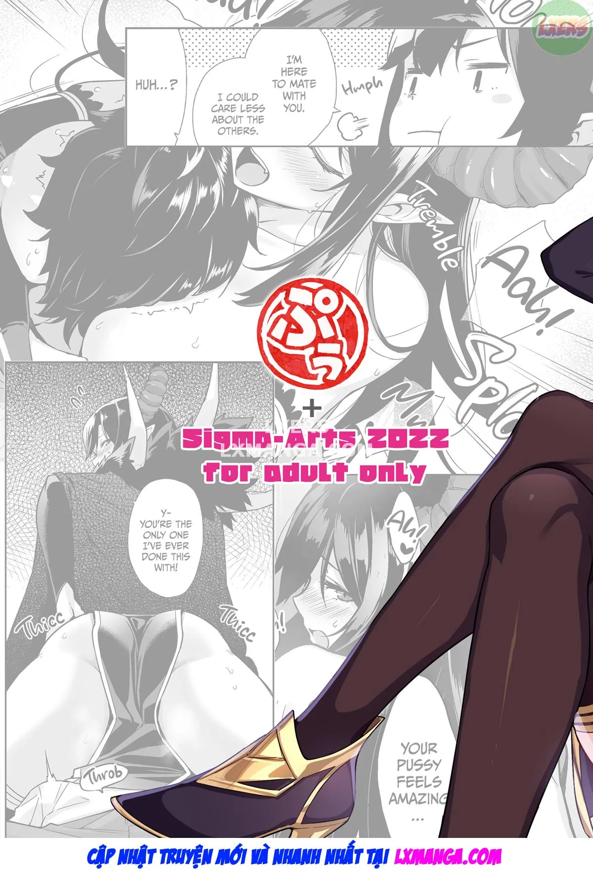 HentaiVN.net - Ảnh 47 - Oshikake Mao To Gouin Nama Hame Seikatsu [My Sex-Crazed Life With the Insatiable Demon Queen] - Oneshot