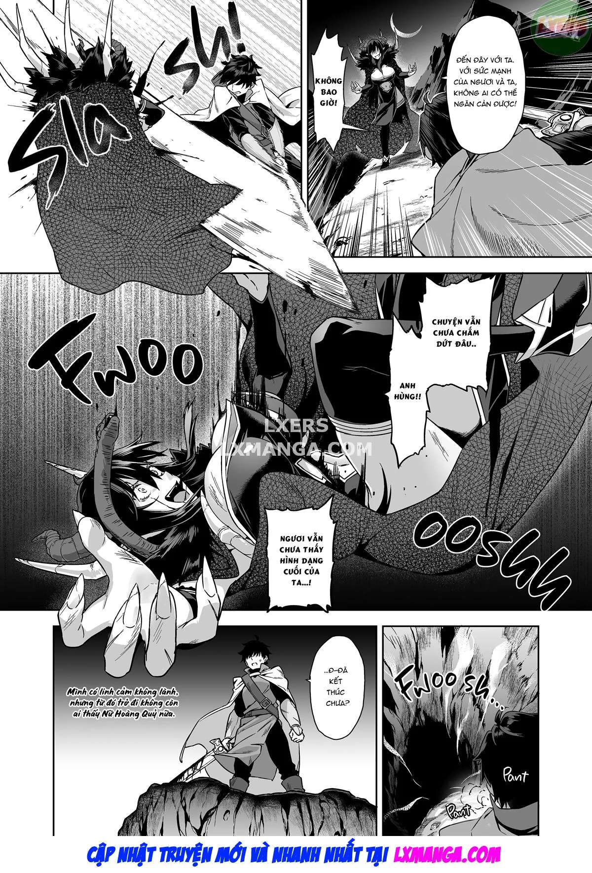 HentaiVN.net - Ảnh 6 - Oshikake Mao To Gouin Nama Hame Seikatsu [My Sex-Crazed Life With the Insatiable Demon Queen] - Oneshot