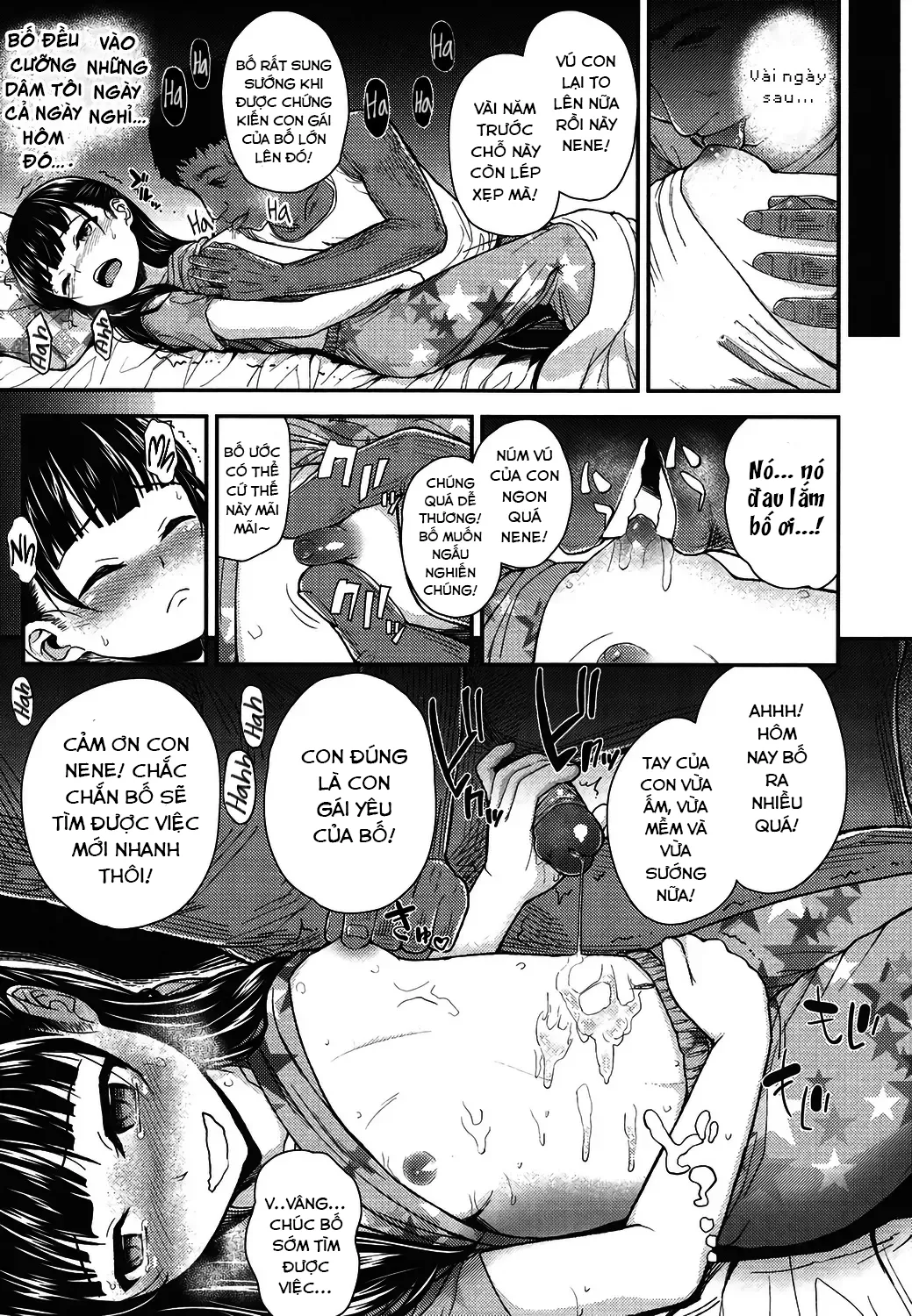 HentaiVN.net - Ảnh 12 - Bố ơi, hãy cố lên! [Cheer Up, Daddy!; Genki Wo Dashite!; Mesugaki dakedo Hatsuiku Ii node Semen Kyouiku Shitemita.] - Oneshot