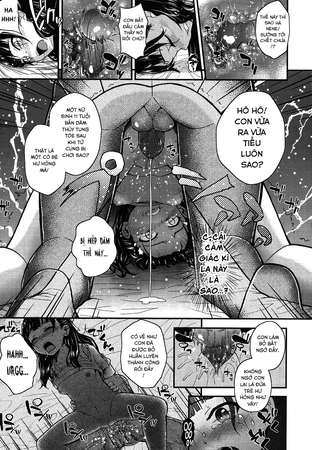 HentaiVN.net - Ảnh 20 - Bố ơi, hãy cố lên! [Cheer Up, Daddy!; Genki Wo Dashite!; Mesugaki dakedo Hatsuiku Ii node Semen Kyouiku Shitemita.] - Oneshot