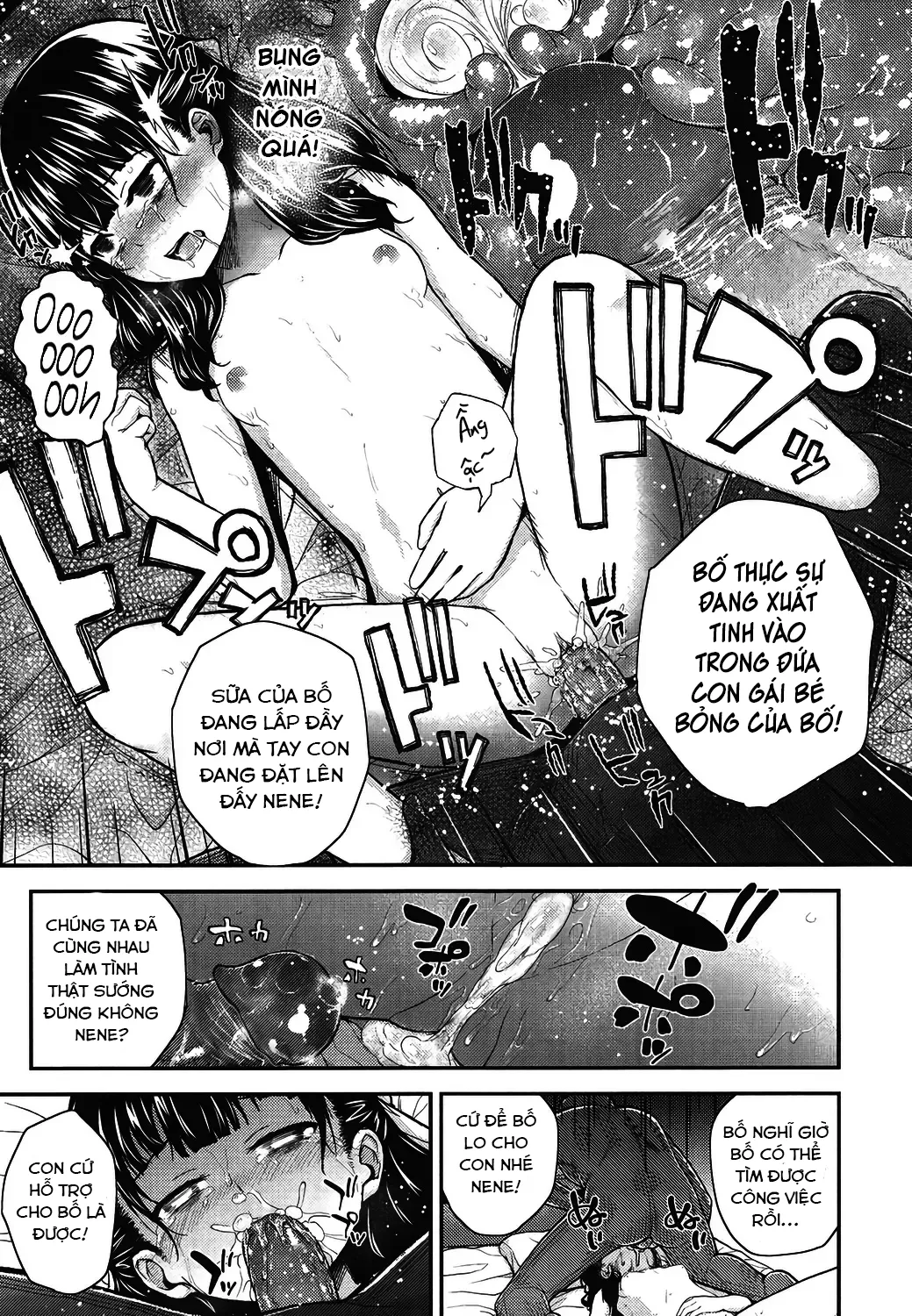 HentaiVN.net - Ảnh 22 - Bố ơi, hãy cố lên! [Cheer Up, Daddy!; Genki Wo Dashite!; Mesugaki dakedo Hatsuiku Ii node Semen Kyouiku Shitemita.] - Oneshot
