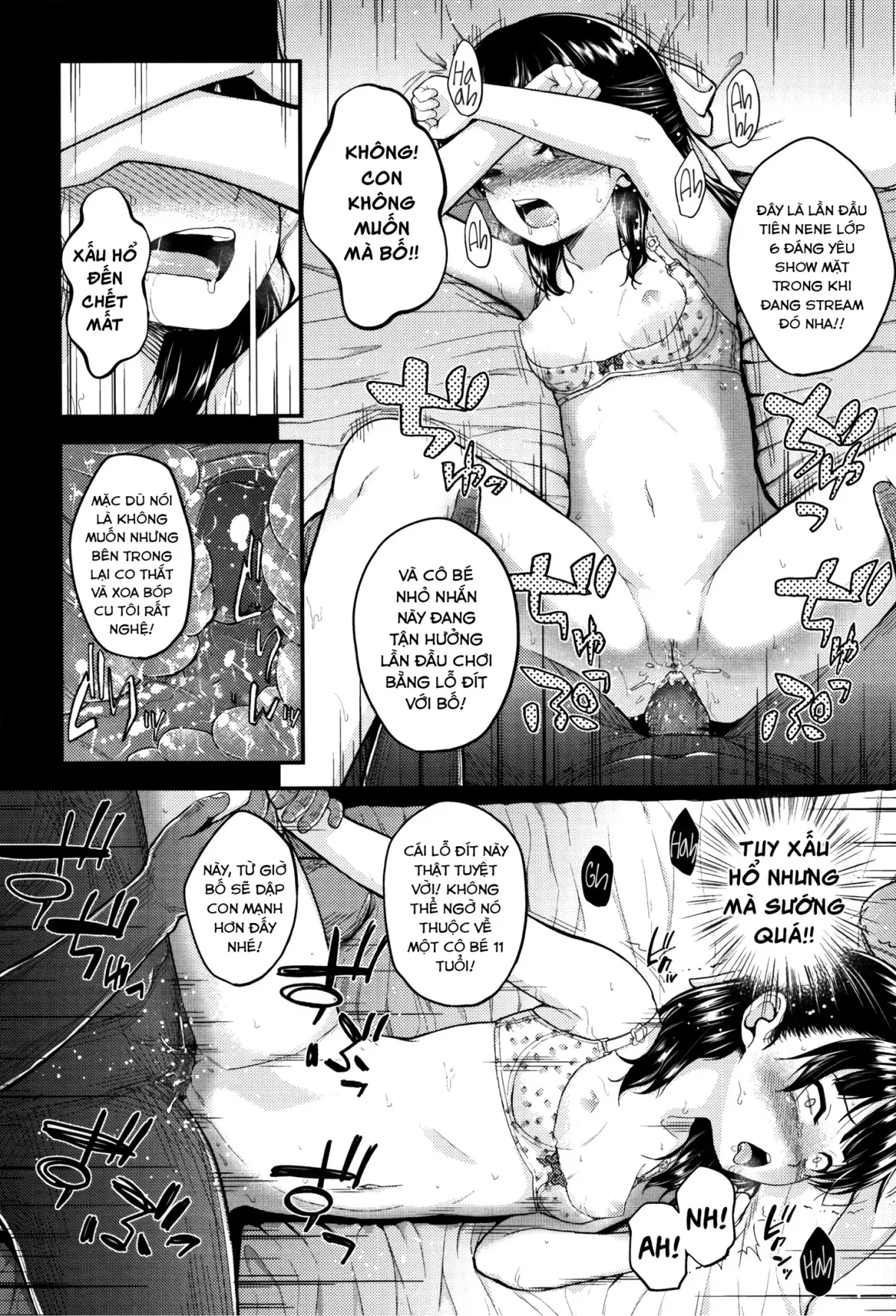 HentaiVN.net - Ảnh 31 - Bố ơi, hãy cố lên! [Cheer Up, Daddy!; Genki Wo Dashite!; Mesugaki dakedo Hatsuiku Ii node Semen Kyouiku Shitemita.] - Oneshot