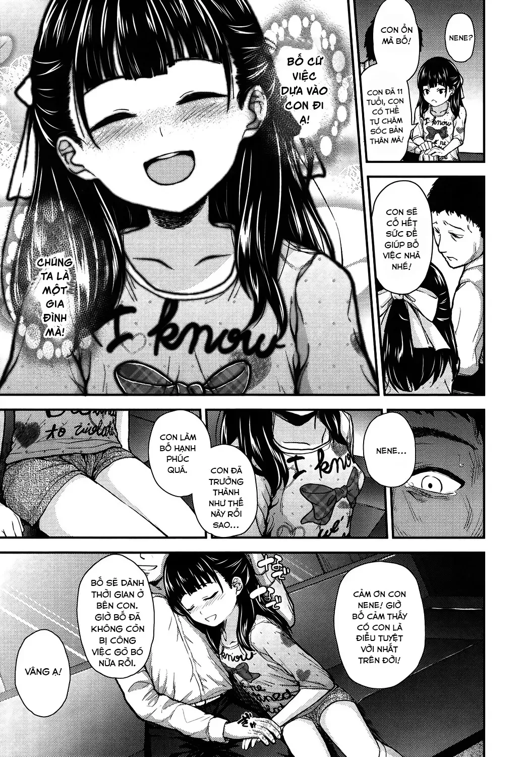 HentaiVN.net - Ảnh 4 - Bố ơi, hãy cố lên! [Cheer Up, Daddy!; Genki Wo Dashite!; Mesugaki dakedo Hatsuiku Ii node Semen Kyouiku Shitemita.] - Oneshot