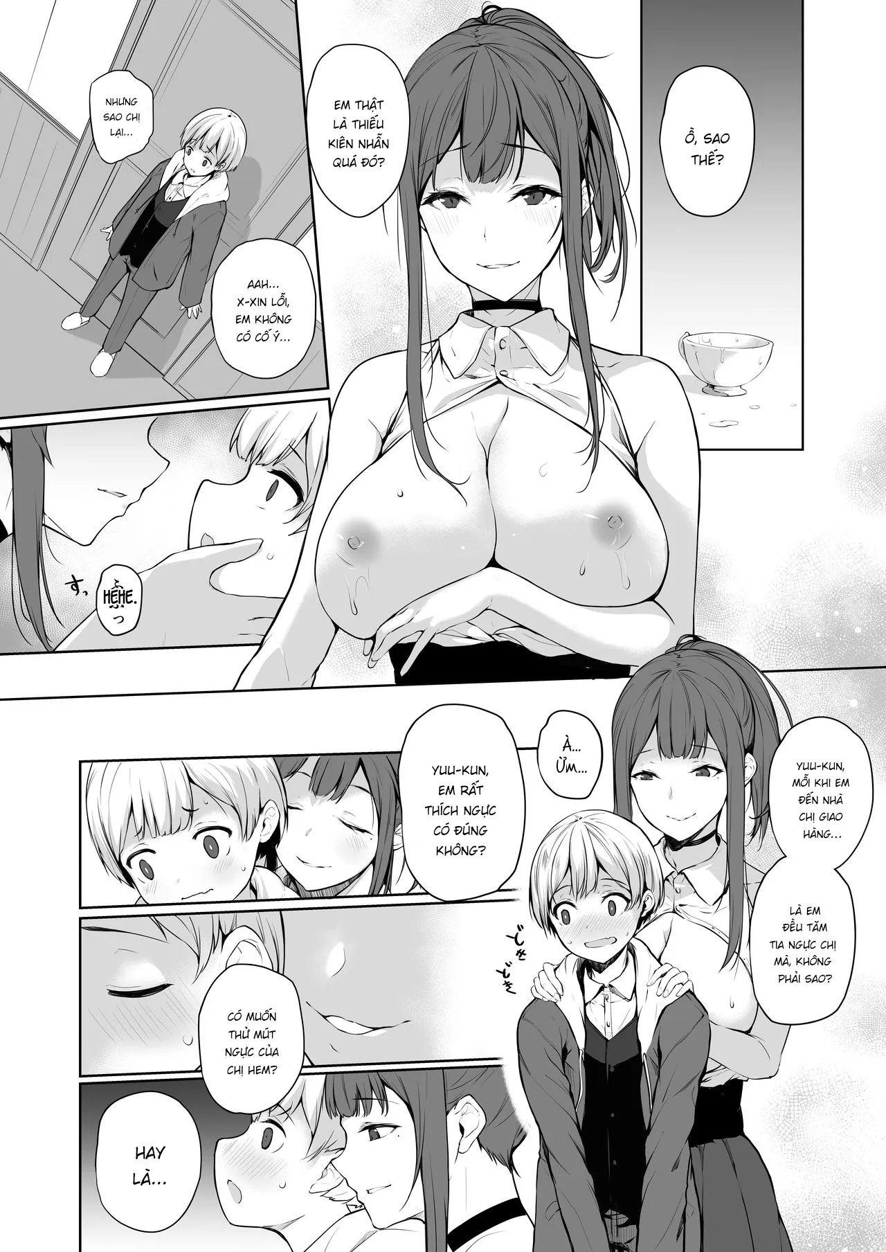 HentaiVN.net - Ảnh 4 - Dòng sữa Succubus [Succubus-san wa Sakusei Shitai!] - Oneshot
