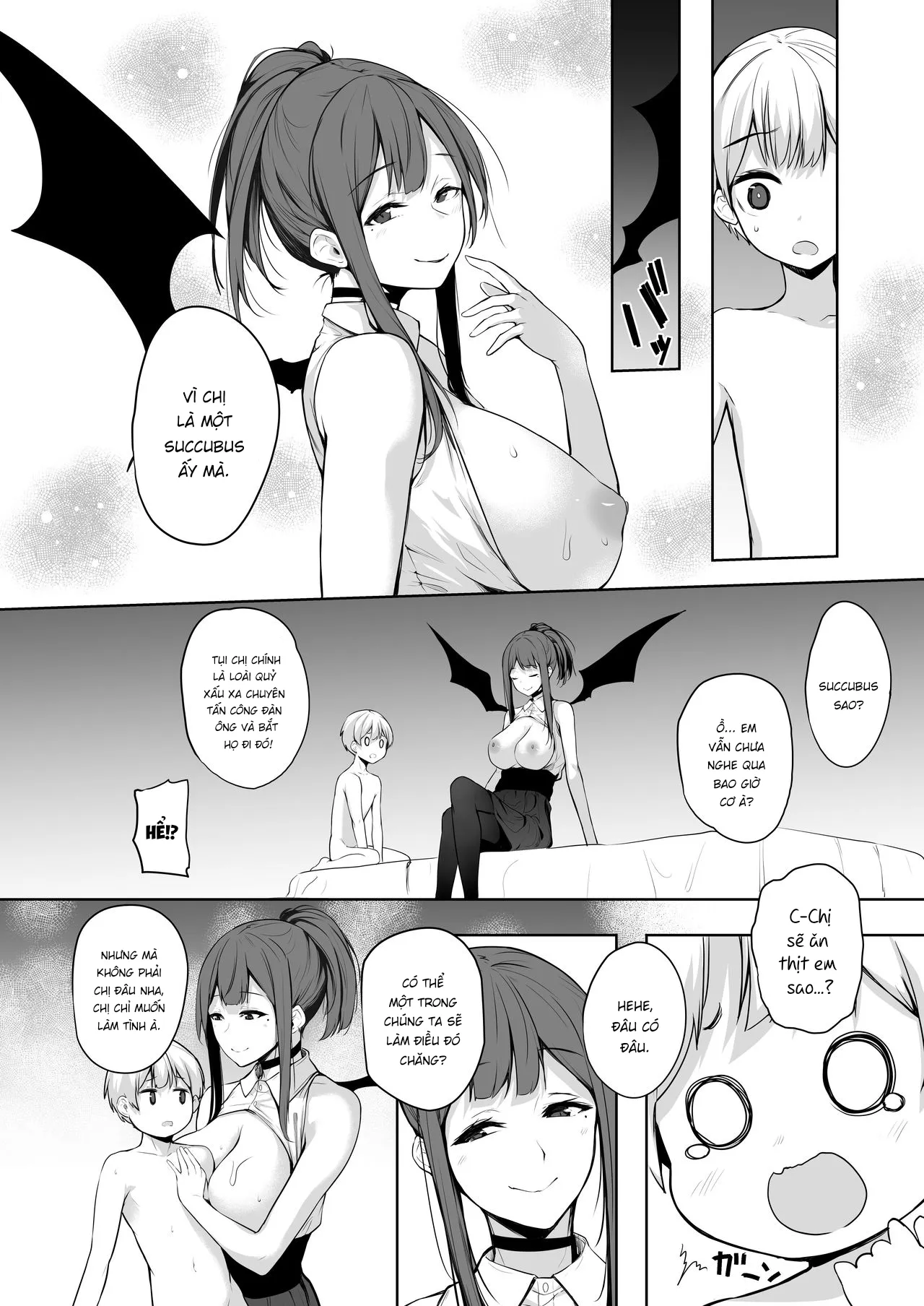 HentaiVN.net - Ảnh 8 - Dòng sữa Succubus [Succubus-san wa Sakusei Shitai!] - Oneshot