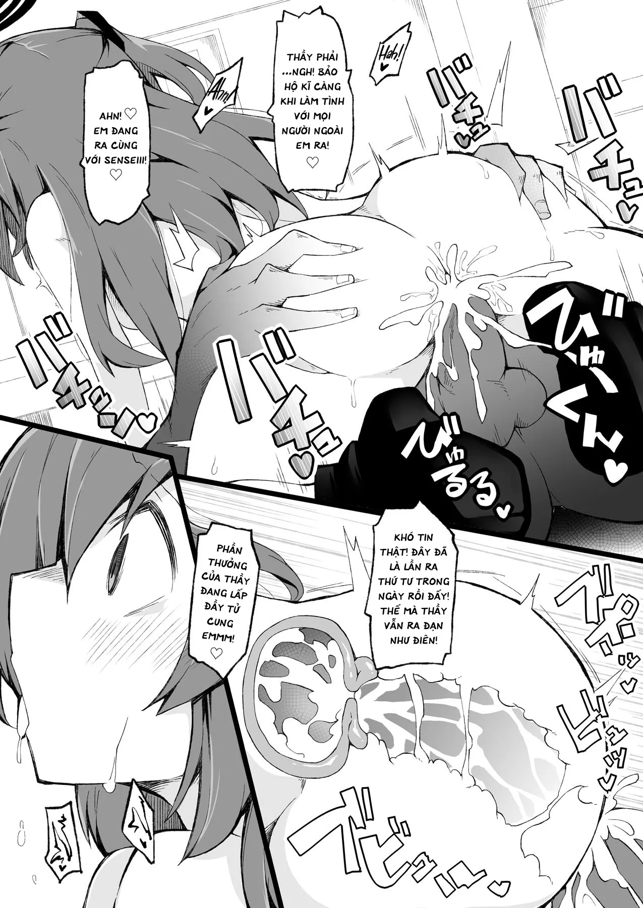 HentaiVN.net - Ảnh 24 - Sensei và Hayase Yuuka (Lần 2) [Sensei and Hayase Yuuka (Their Second Time); Sensei to Hayase Yuuka (2-kai-me); 先生と早瀬ユウカ] - Oneshot