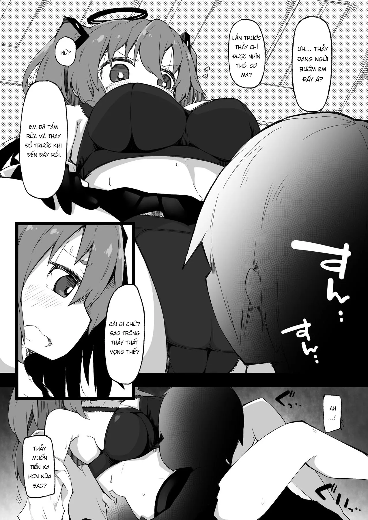 HentaiVN.net - Ảnh 8 - Sensei và Hayase Yuuka (Lần 2) [Sensei and Hayase Yuuka (Their Second Time); Sensei to Hayase Yuuka (2-kai-me); 先生と早瀬ユウカ] - Oneshot