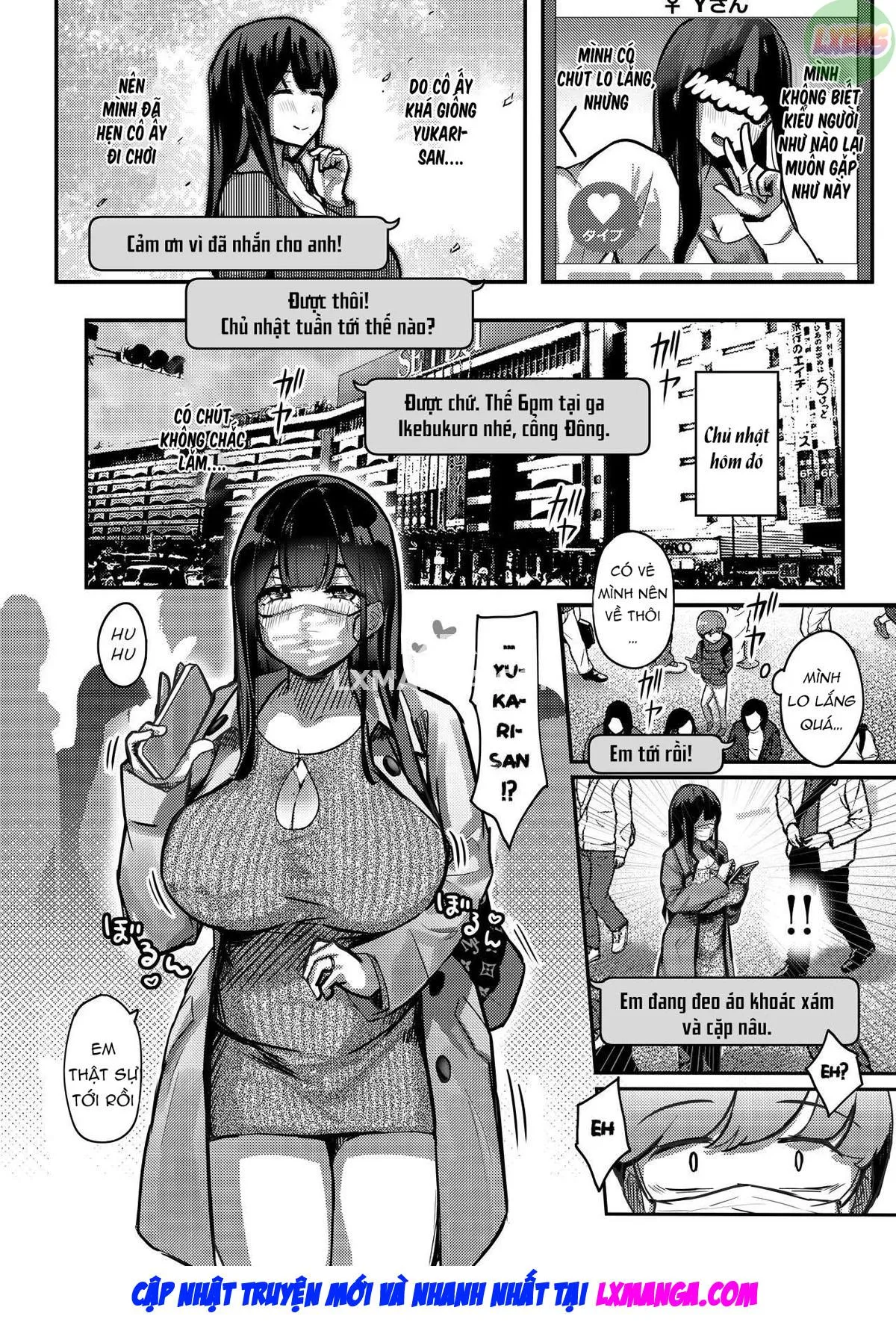 HentaiVN.net - Ảnh 9 - Otonari-San No Muchimuchi Wakazuma To Matching Shichatta Hanashi [How I Matched With My Neighbor's Plump Wife] - Oneshot