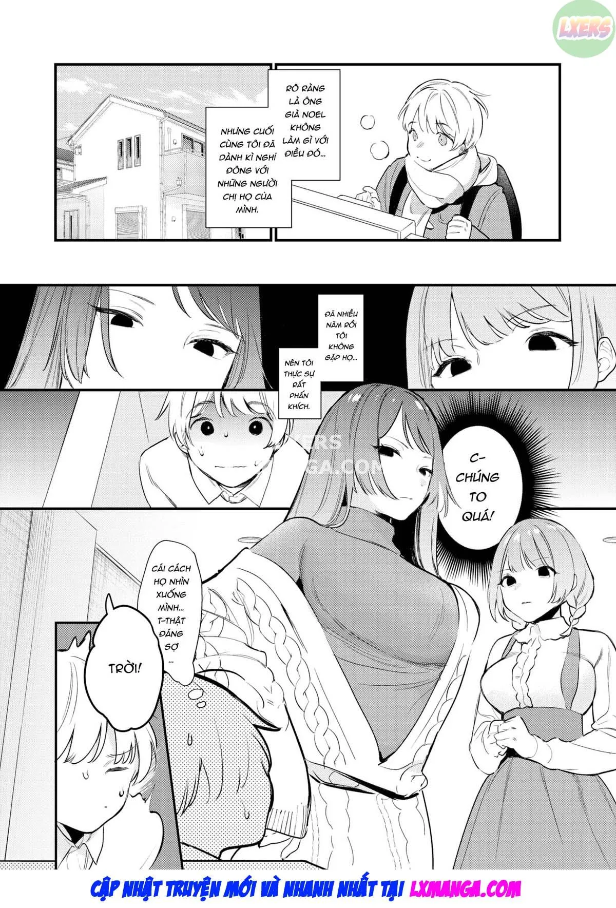 HentaiVN.net - Ảnh 3 - Không thoát được hai chị gái - Oneshot
