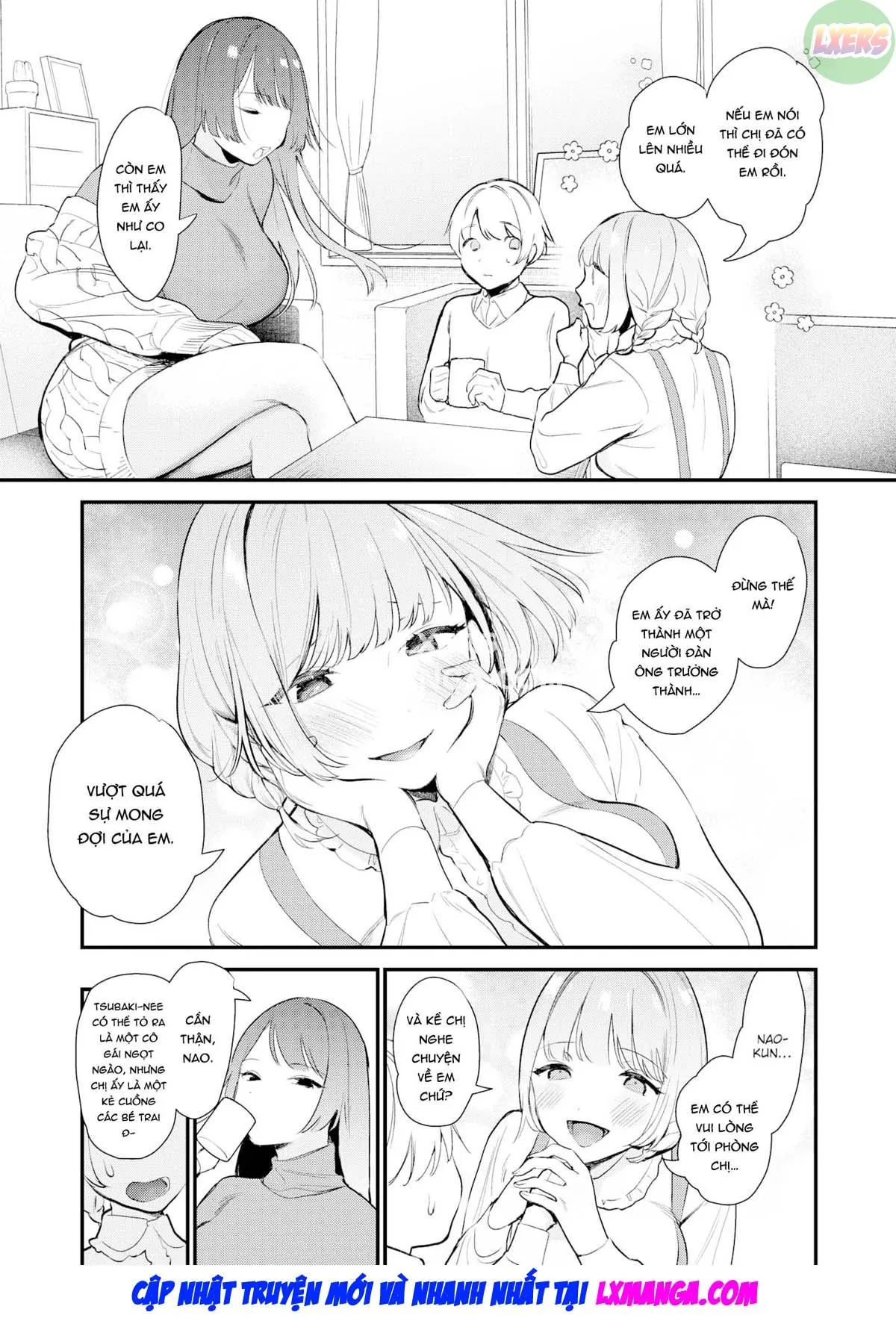 HentaiVN.net - Ảnh 4 - Không thoát được hai chị gái - Oneshot