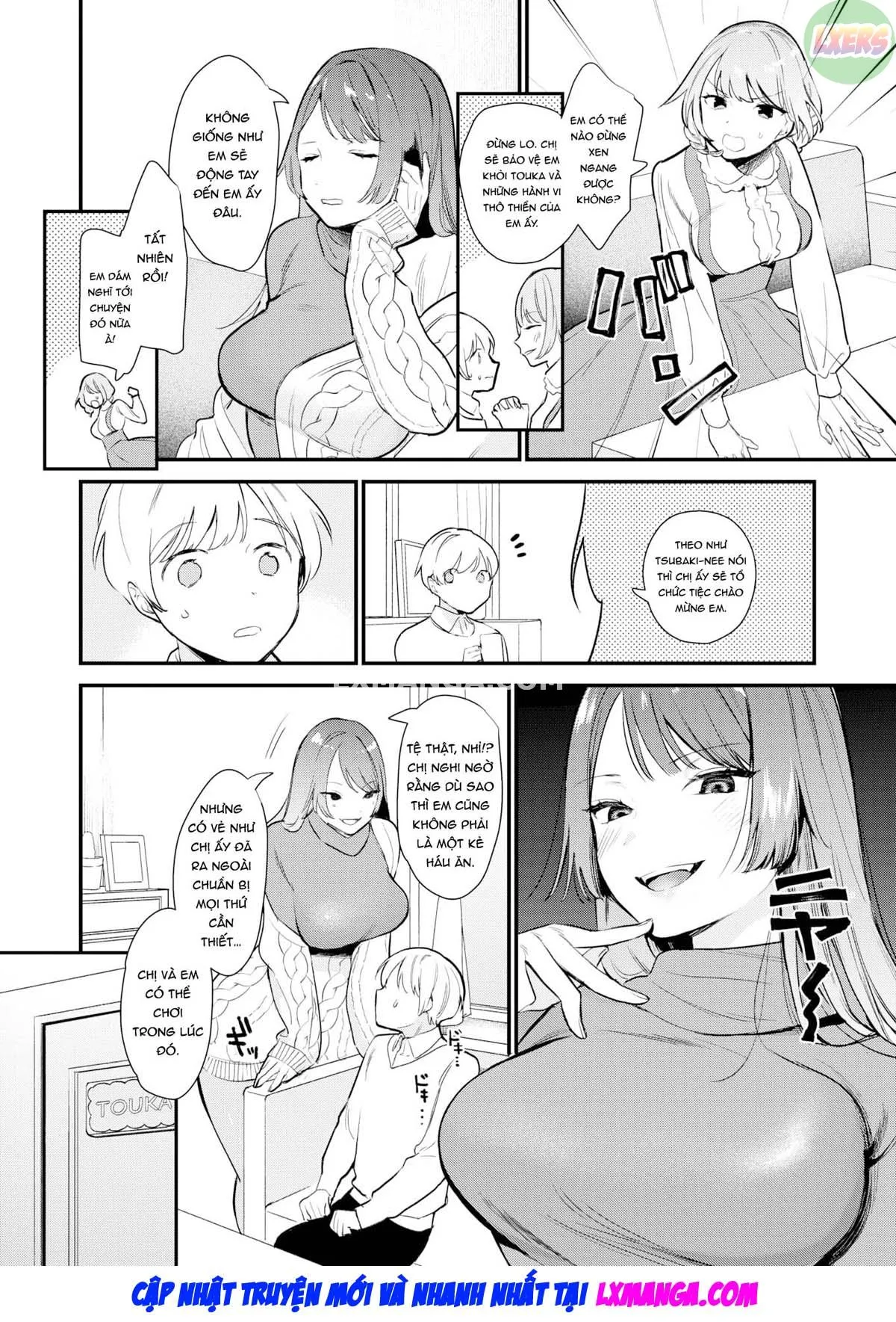 HentaiVN.net - Ảnh 5 - Không thoát được hai chị gái - Oneshot