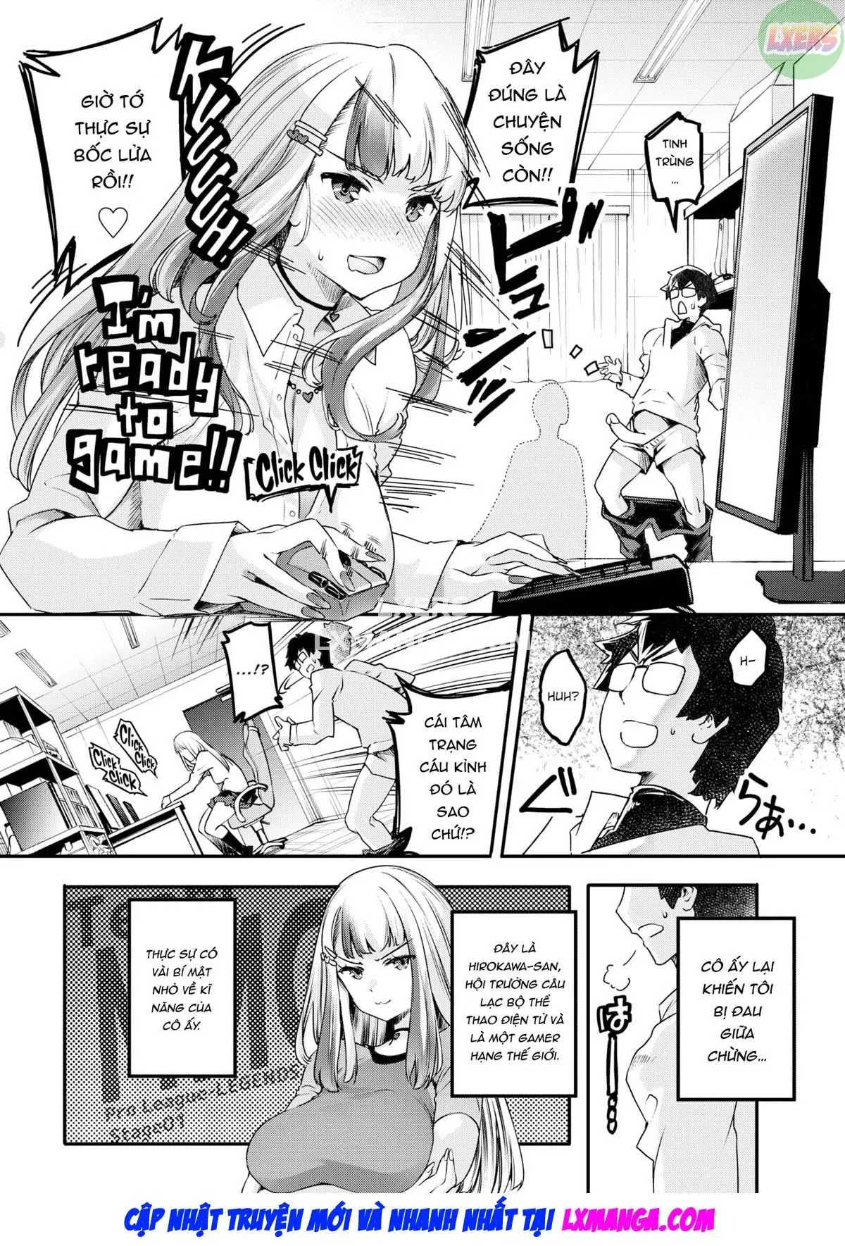 HentaiVN.net - Ảnh 7 - Tớ chưa từng bao giờ thua nhá? - Oneshot