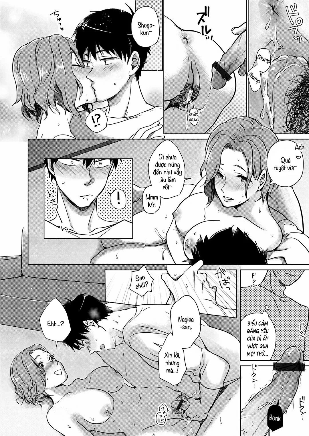 HentaiVN.net - Ảnh 17 - Mẹ kế khi say [Nonde Nomarete; Drink and swallow] - Oneshot
