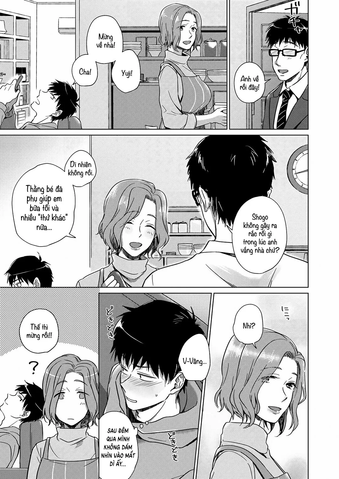 HentaiVN.net - Ảnh 22 - Mẹ kế khi say [Nonde Nomarete; Drink and swallow] - Oneshot