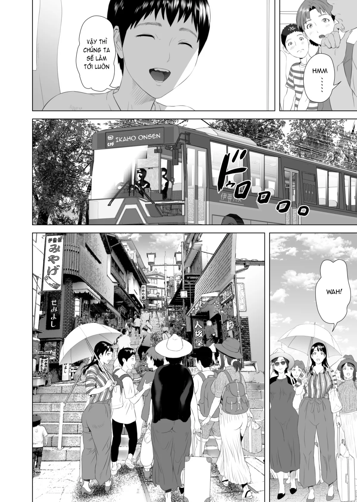 HentaiVN.net - Ảnh 12 - Neighborhood Seduction Joint Hot Spring Trip [Kinjo Yuuwaku Godou Onsen Ryokou Hen] - Oneshot