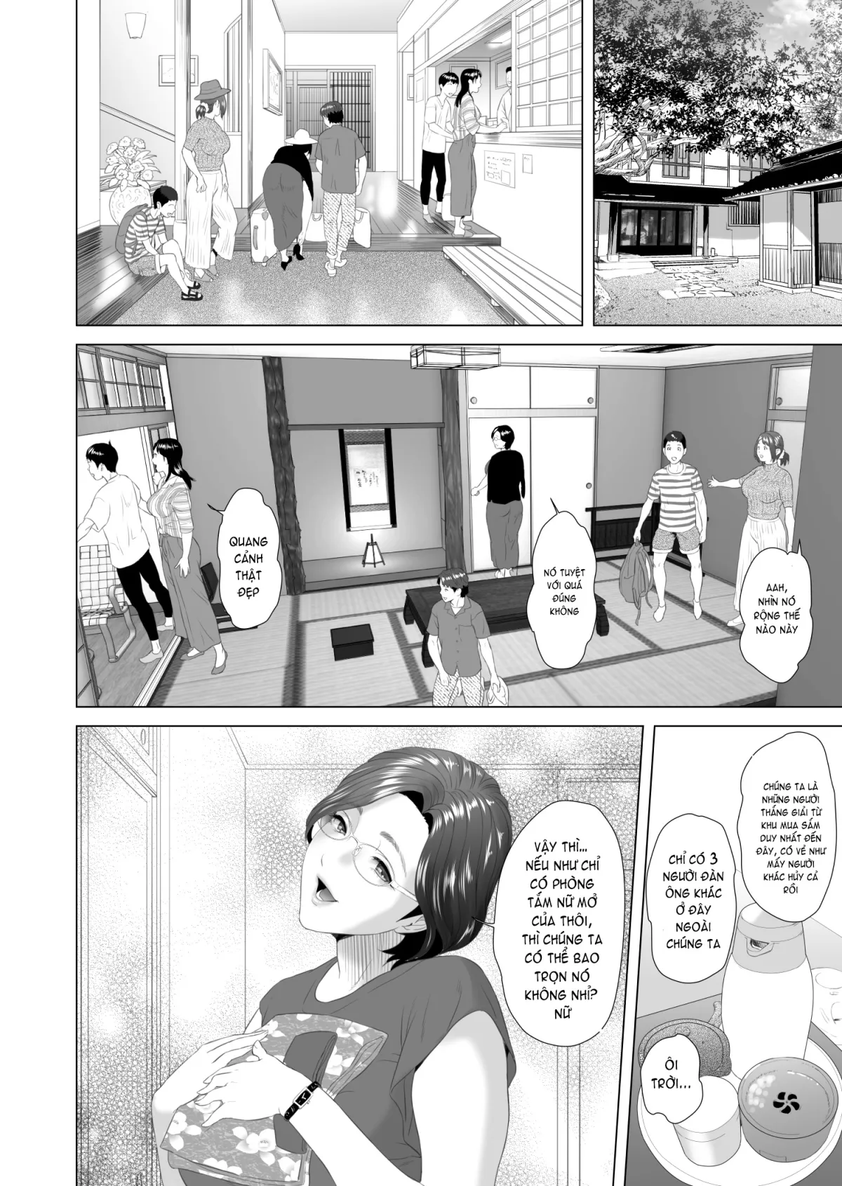 HentaiVN.net - Ảnh 14 - Neighborhood Seduction Joint Hot Spring Trip [Kinjo Yuuwaku Godou Onsen Ryokou Hen] - Oneshot