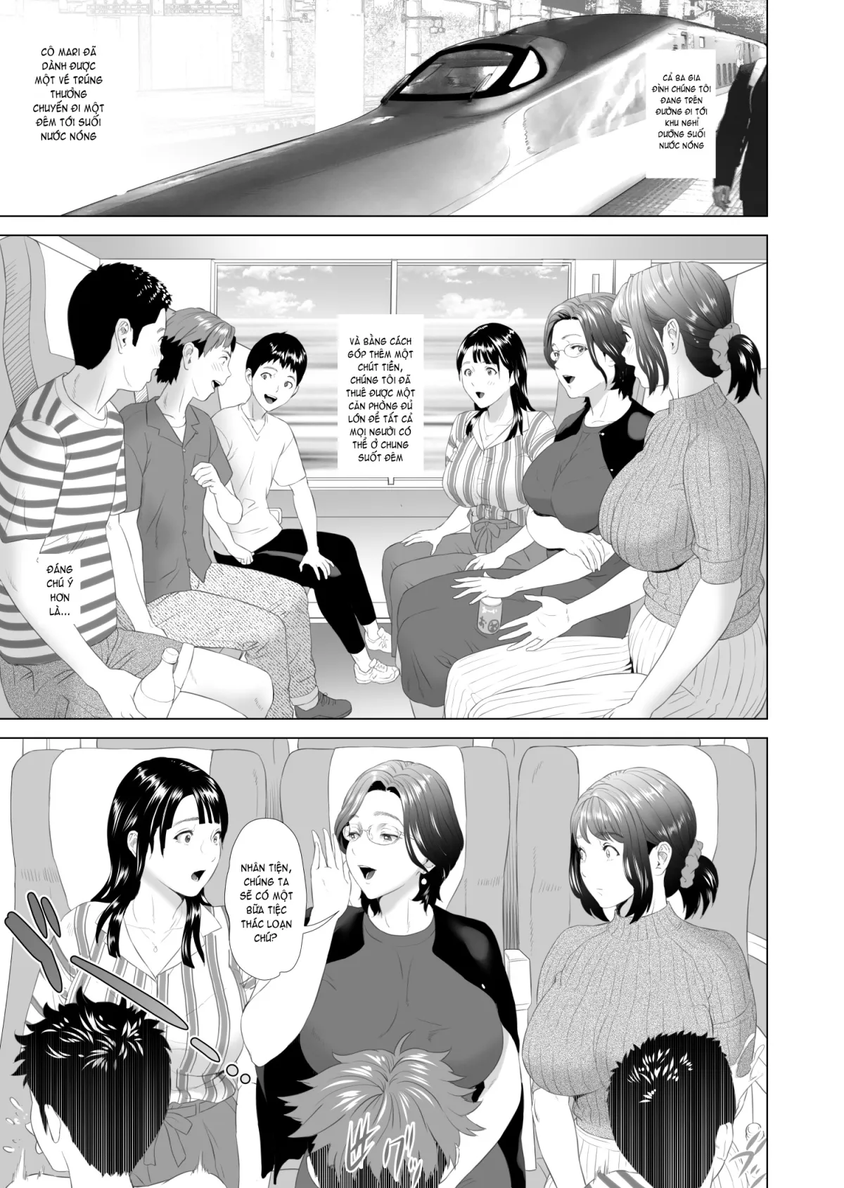 HentaiVN.net - Ảnh 7 - Neighborhood Seduction Joint Hot Spring Trip [Kinjo Yuuwaku Godou Onsen Ryokou Hen] - Oneshot